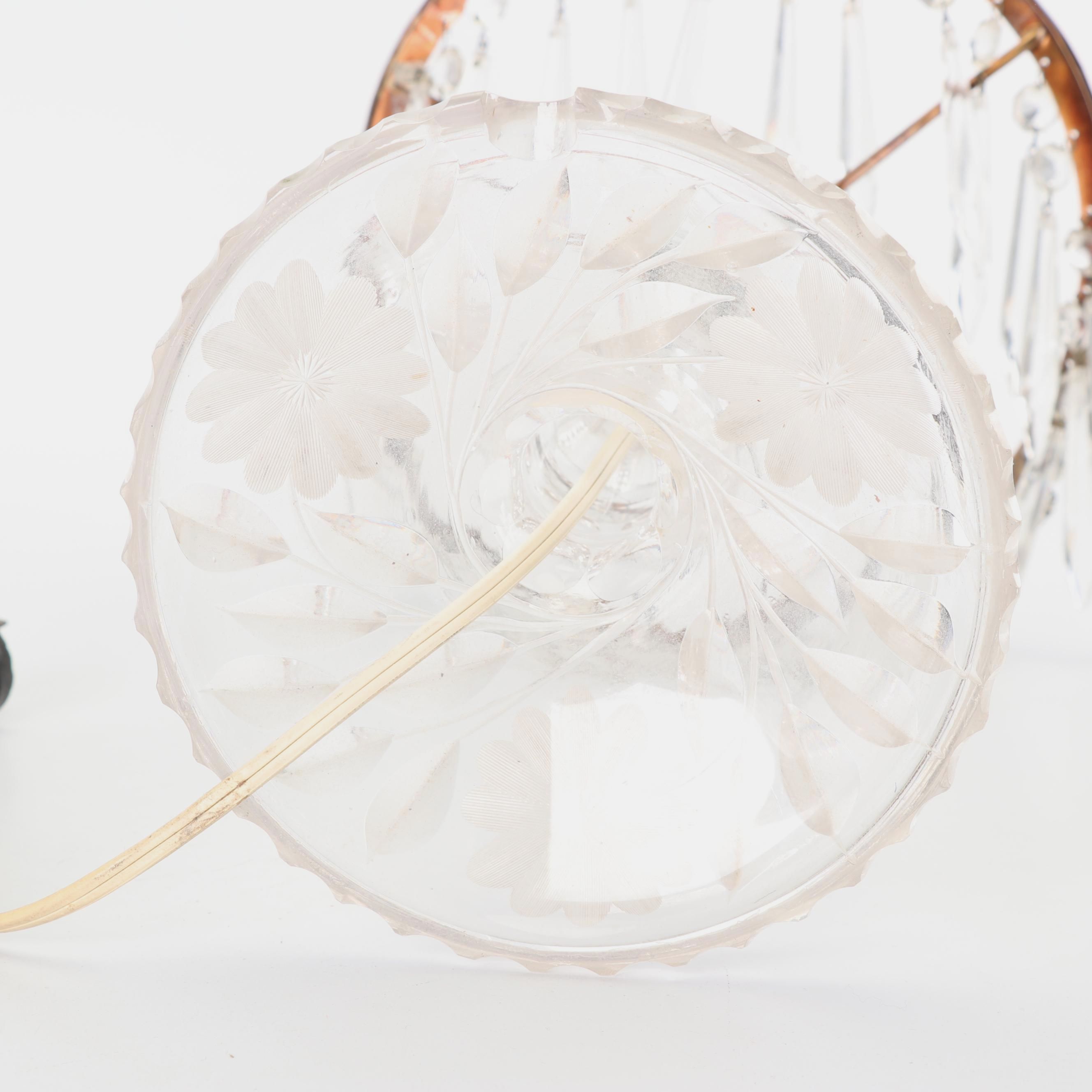 Antique Cut Crystal Lamp