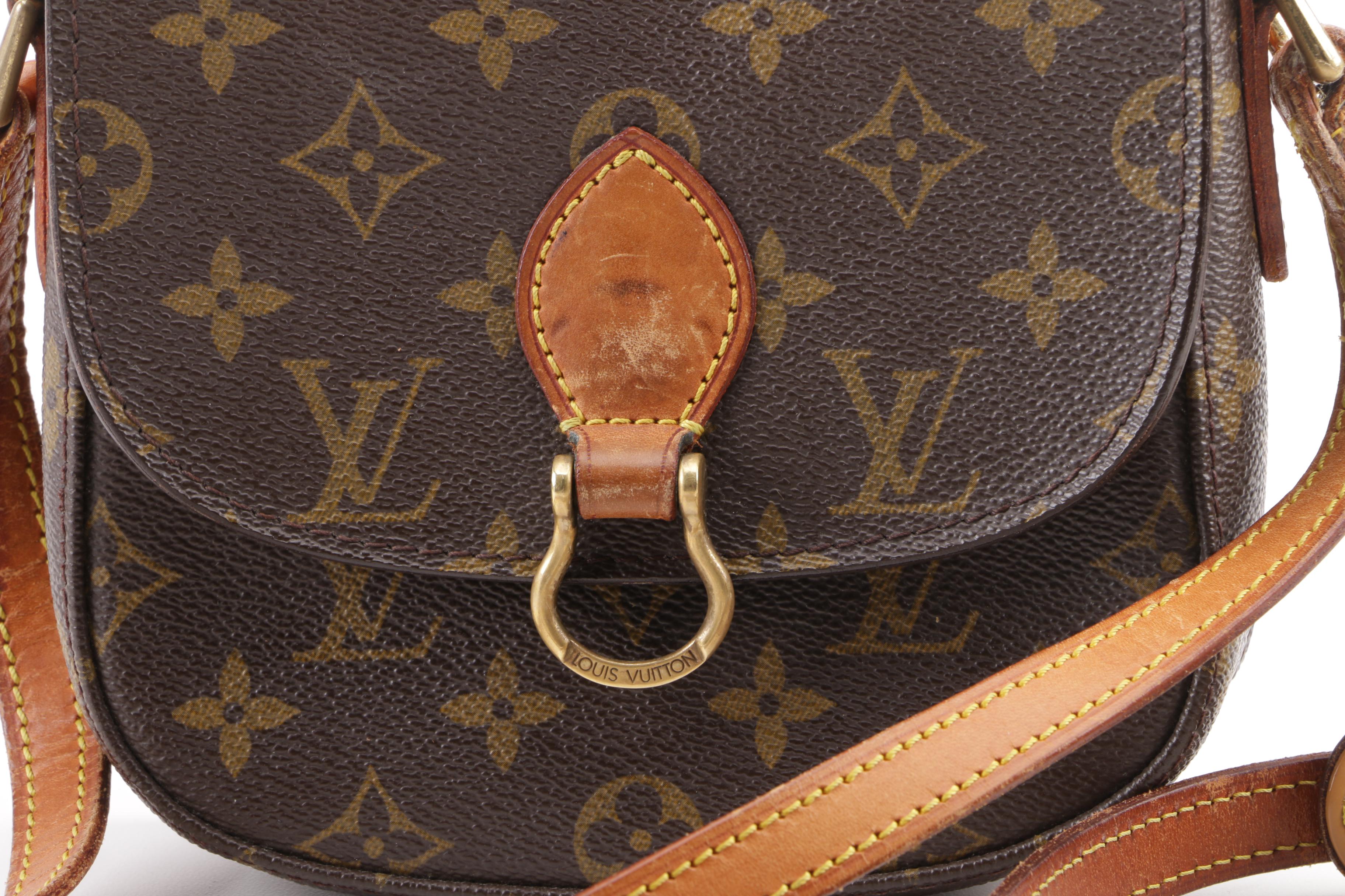 1988 Vintage Louis Vuitton Paris Monogram Canvas Saint Cloud PM Crossbody Bag