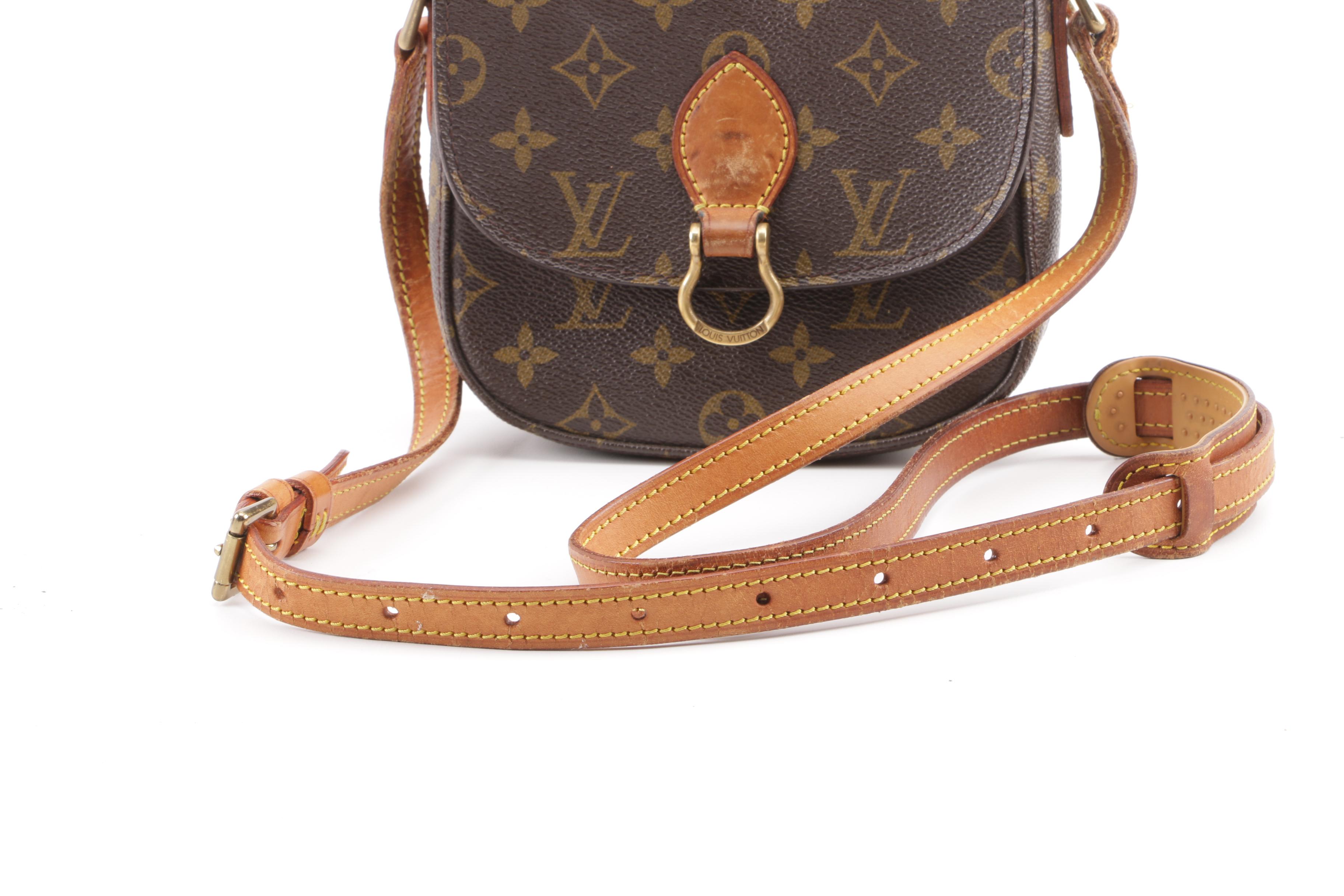 1988 Vintage Louis Vuitton Paris Monogram Canvas Saint Cloud PM Crossbody Bag