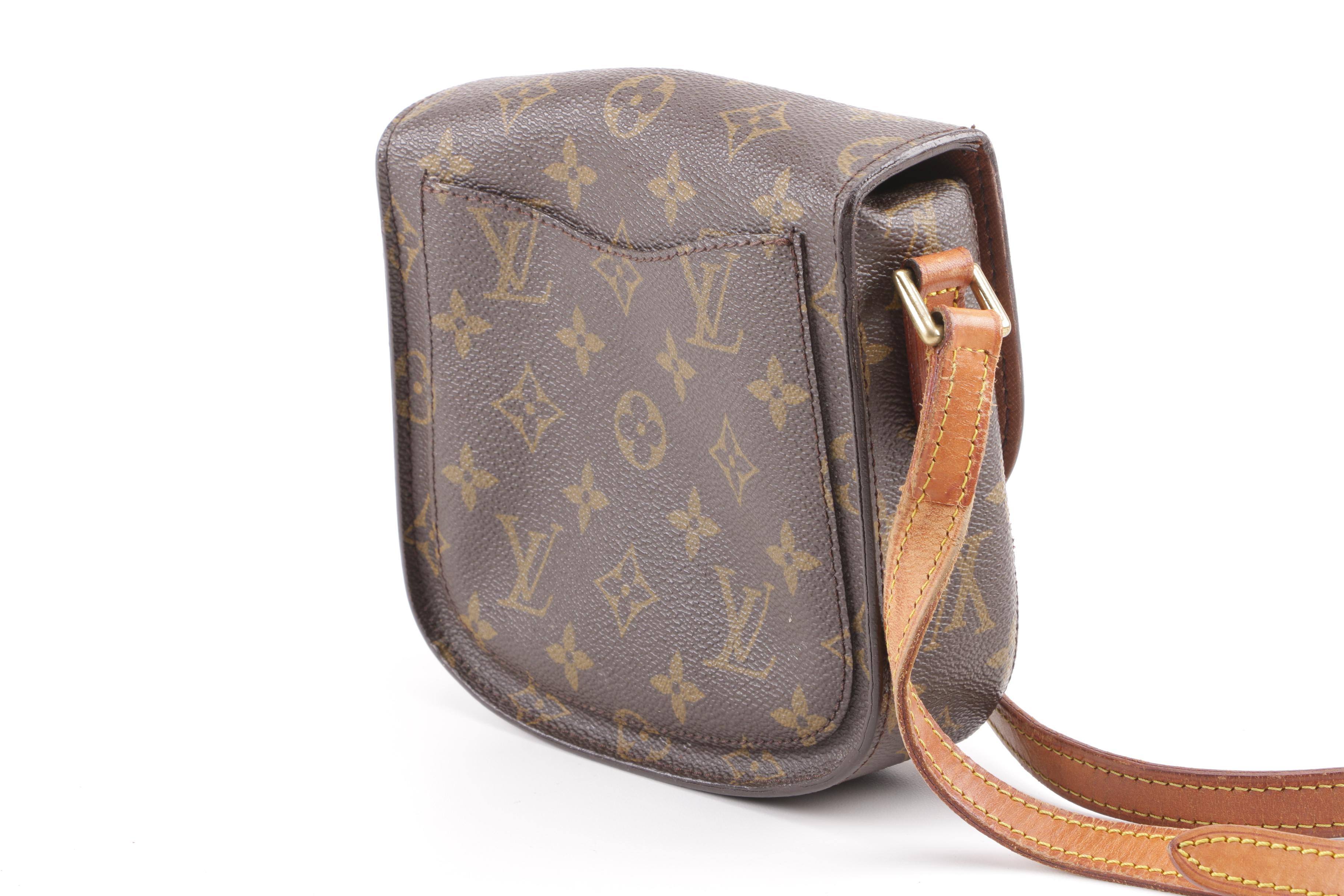 1988 Vintage Louis Vuitton Paris Monogram Canvas Saint Cloud PM Crossbody Bag