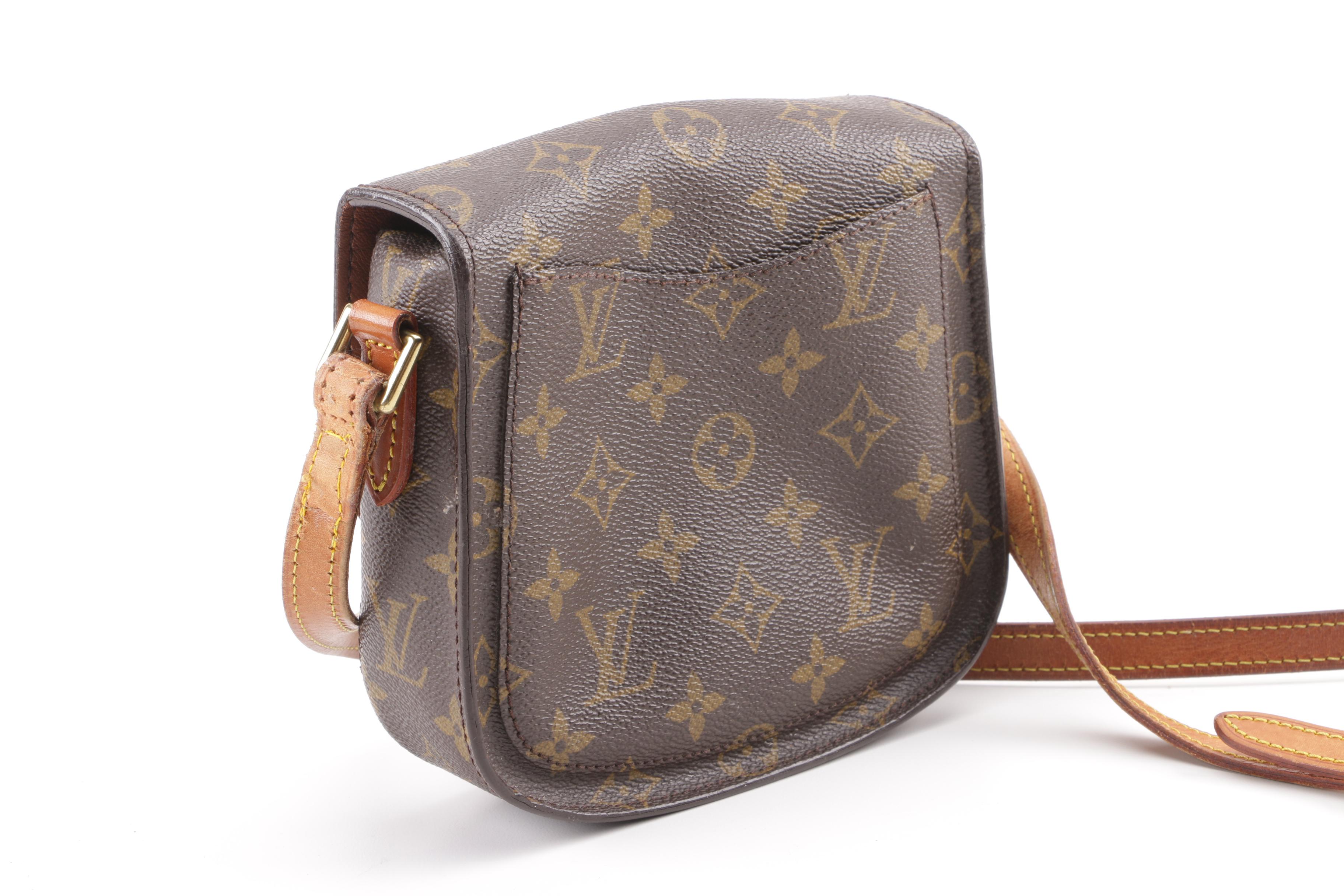 1988 Vintage Louis Vuitton Paris Monogram Canvas Saint Cloud PM Crossbody Bag