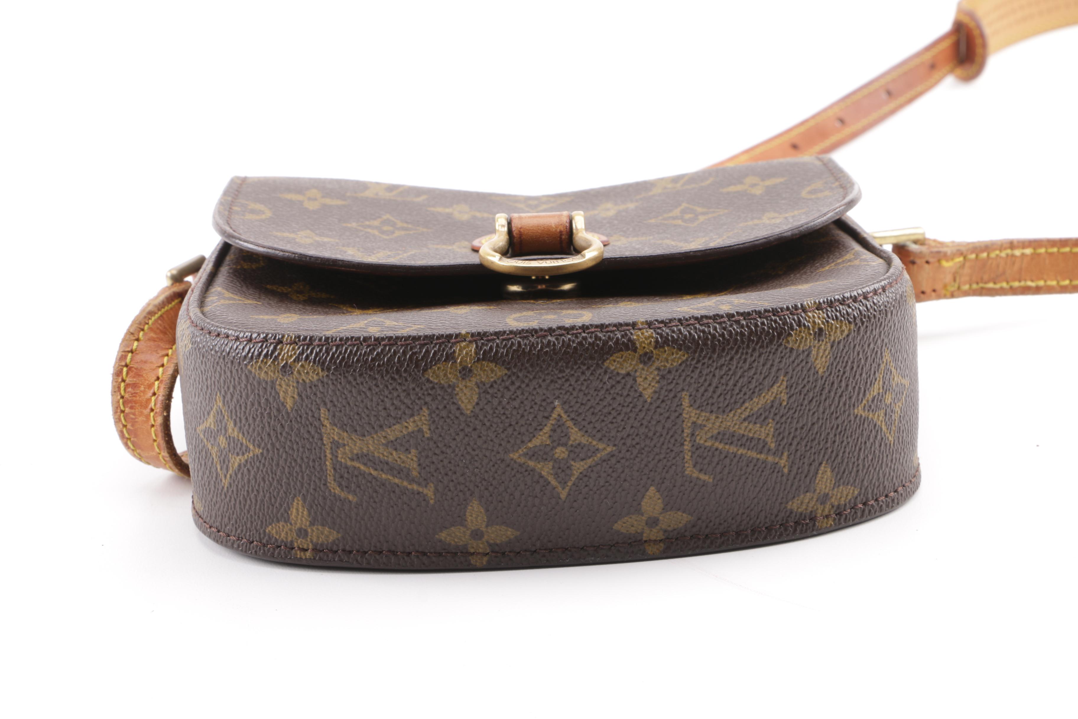 1988 Vintage Louis Vuitton Paris Monogram Canvas Saint Cloud PM Crossbody Bag