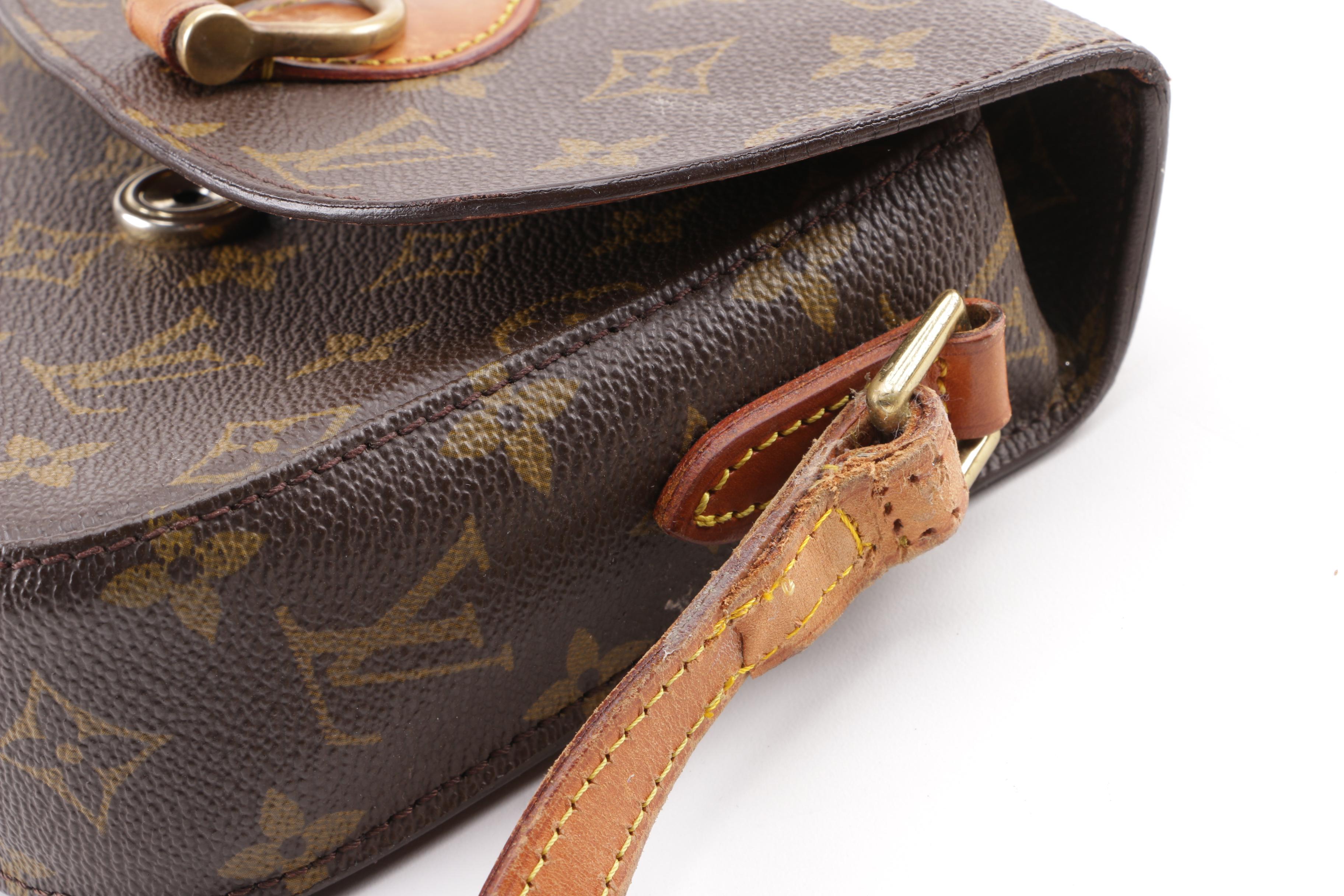 1988 Vintage Louis Vuitton Paris Monogram Canvas Saint Cloud PM Crossbody Bag