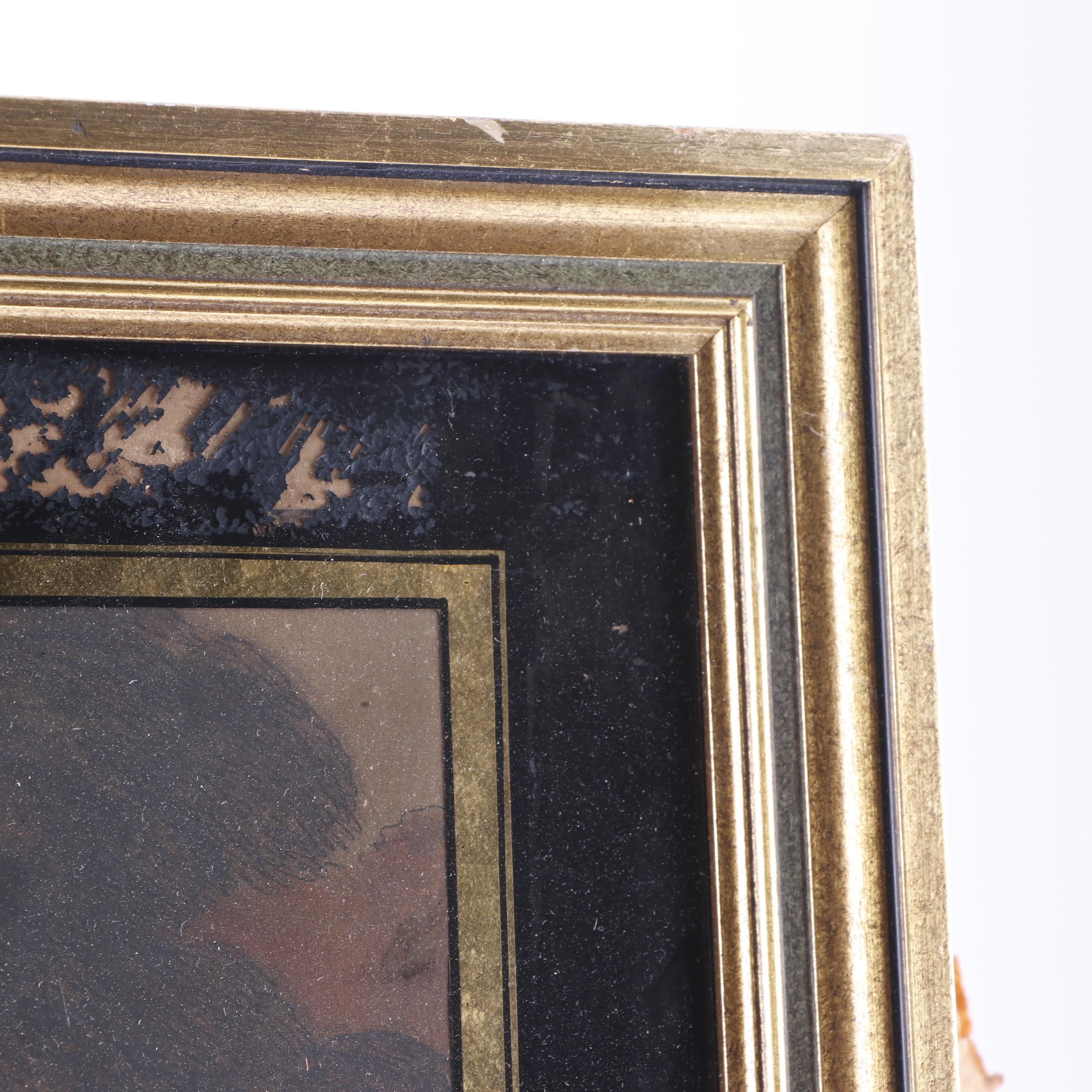 Richard Westall Etching "Crossing the Burn"