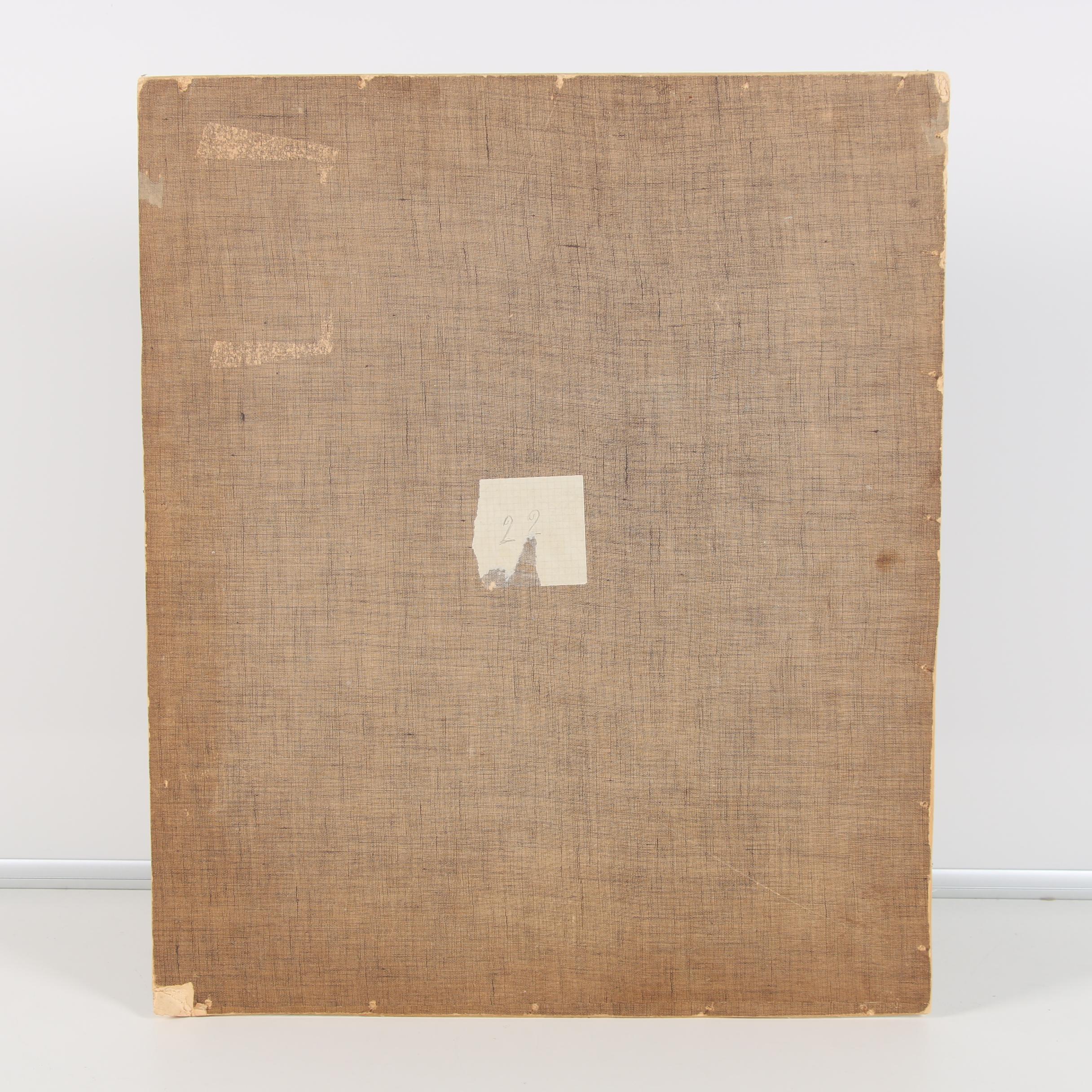 Attributed to Dean Cornwell Oil Illustration of Christ Healing the Blind Man