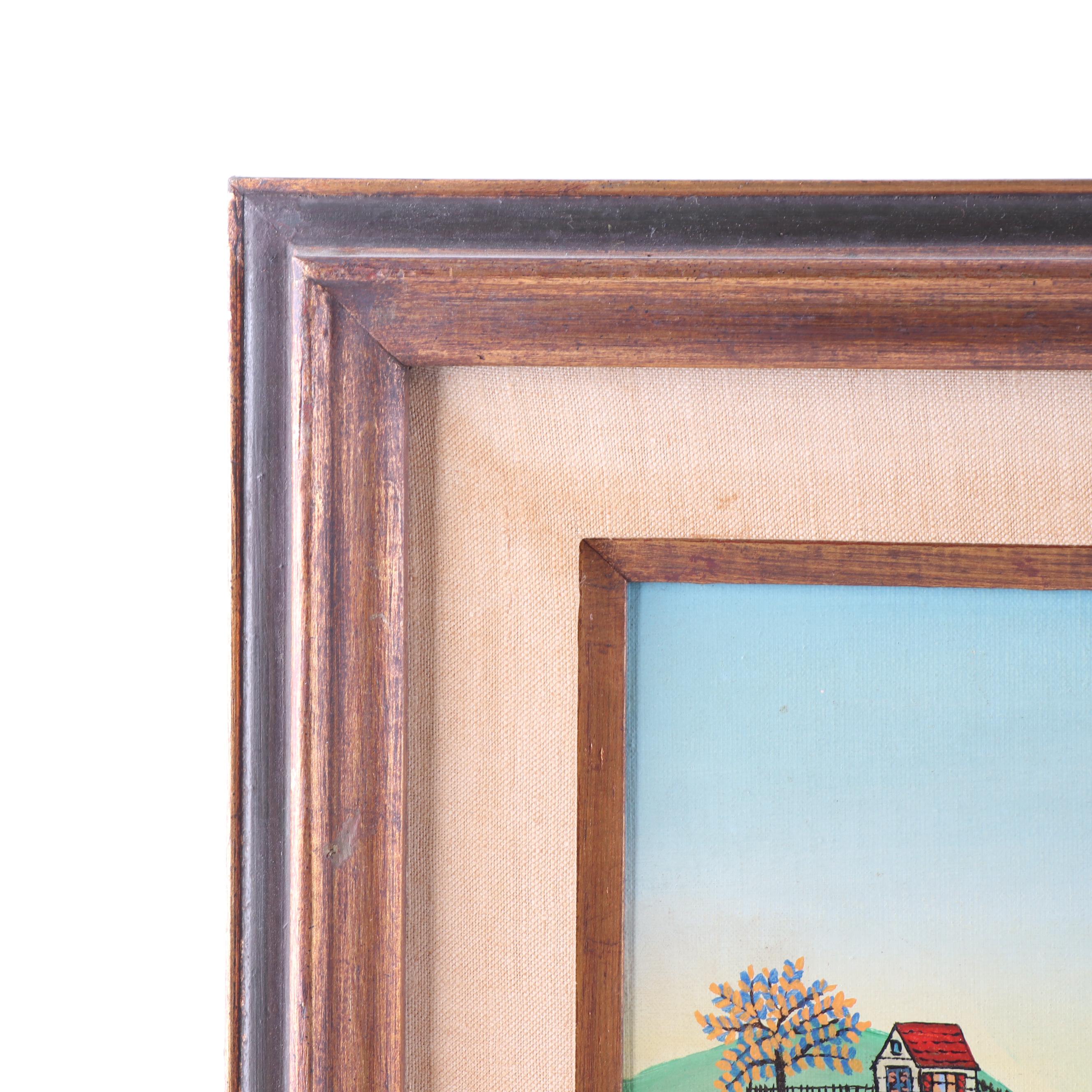 David Morton Naïve Landscape Paintings