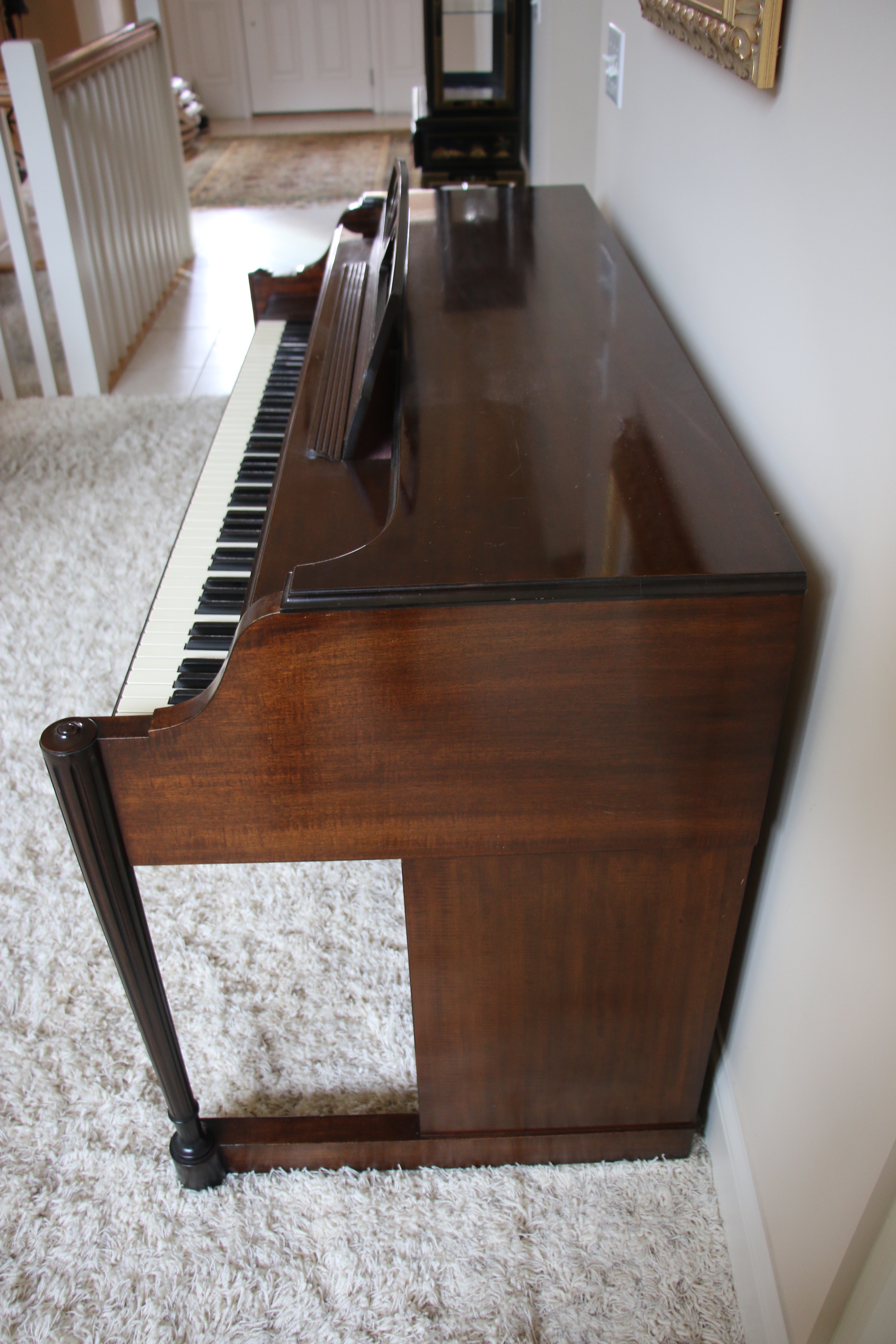 Baldwin Acrosonic Mahogany Upright Piano with Bench