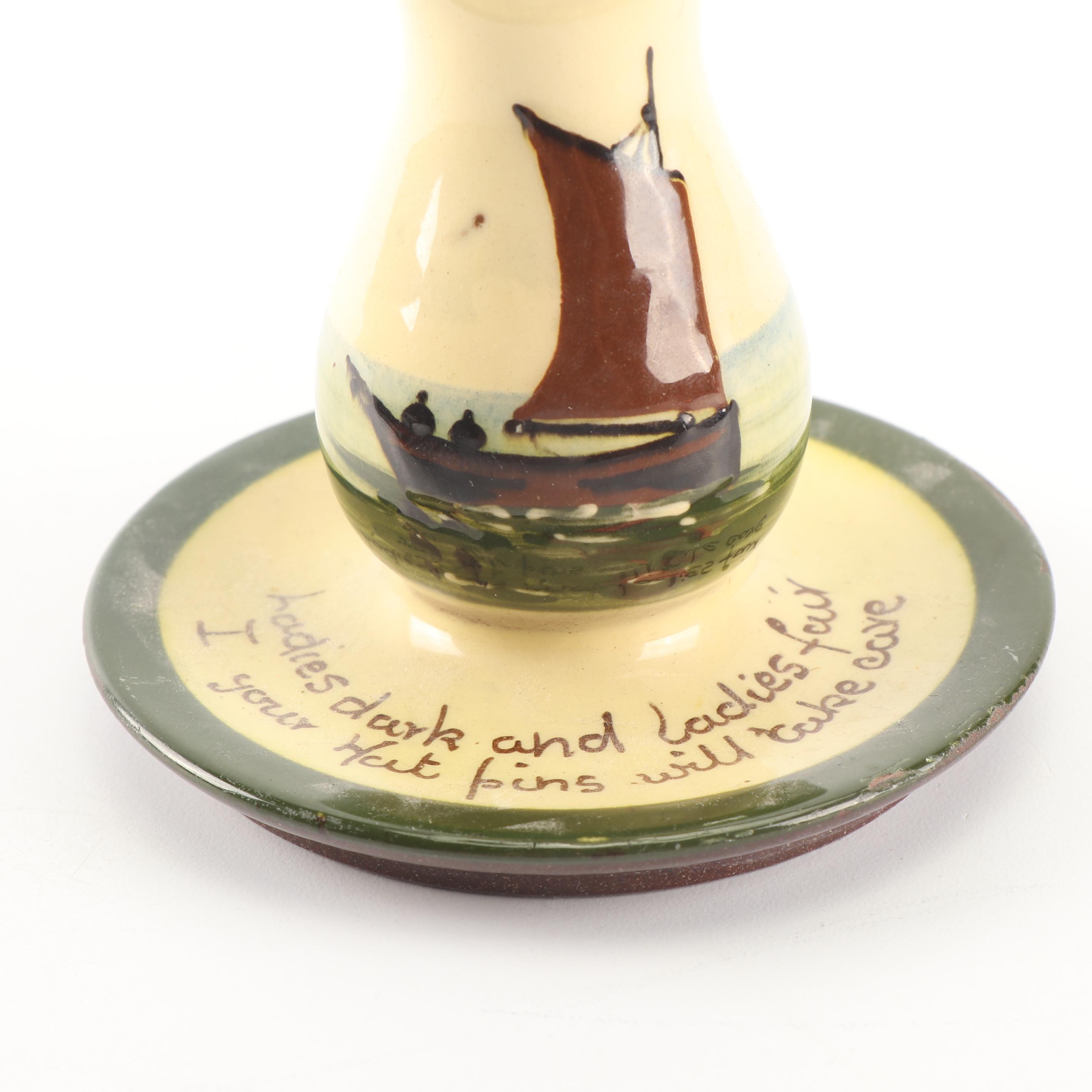 Victorian Hat Pins and Hand-Painted Hat Pin Holder