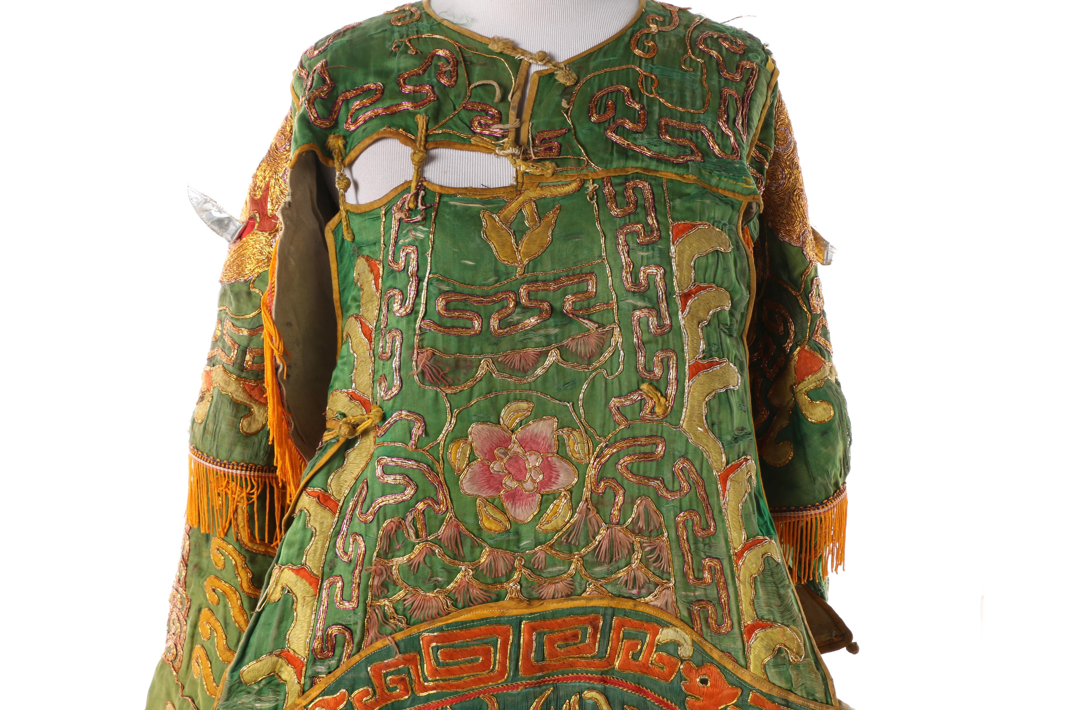 Chinese Peking Opera Embroidered Theatrical Warrior Costume