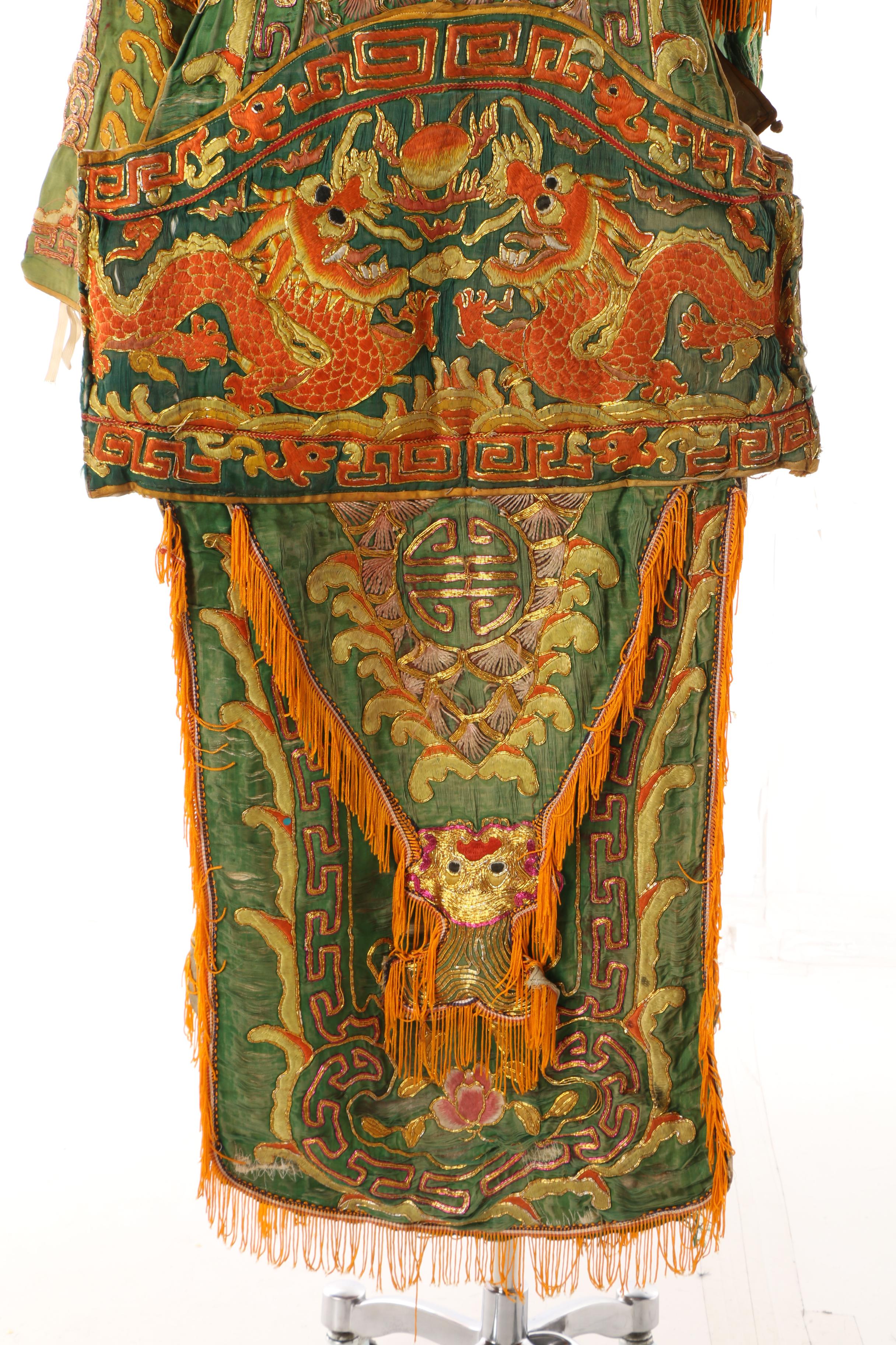 Chinese Peking Opera Embroidered Theatrical Warrior Costume