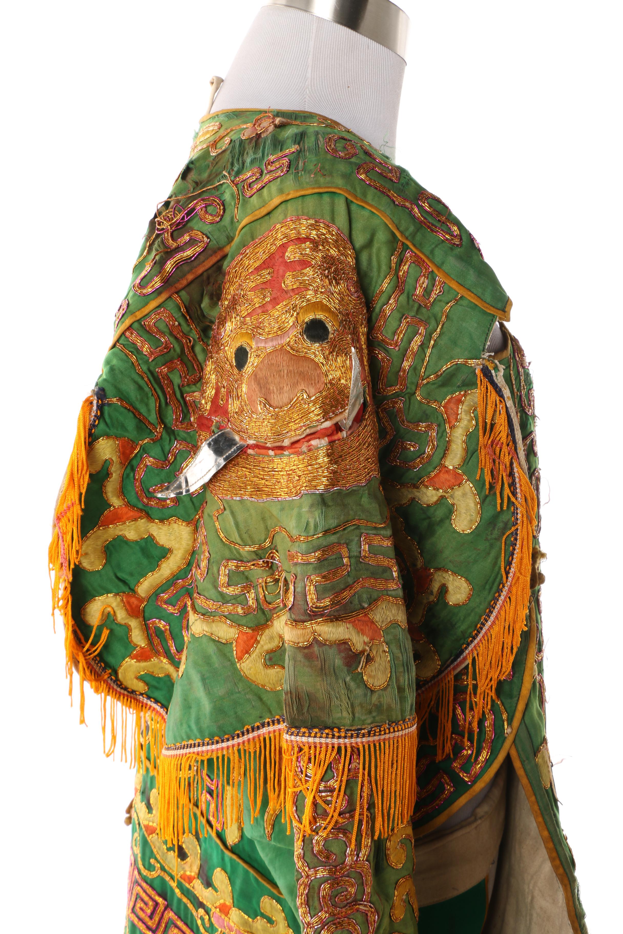 Chinese Peking Opera Embroidered Theatrical Warrior Costume