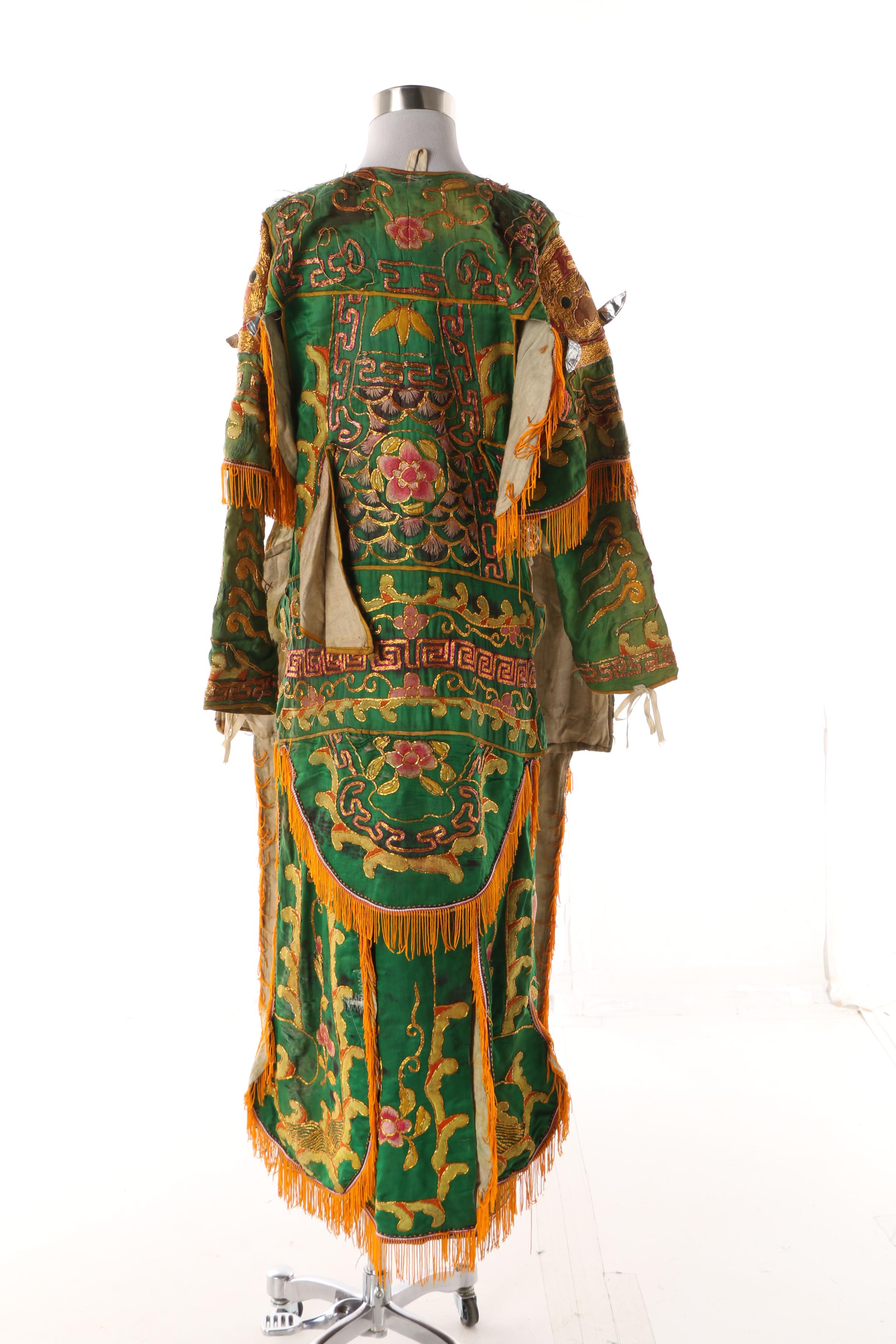 Chinese Peking Opera Embroidered Theatrical Warrior Costume