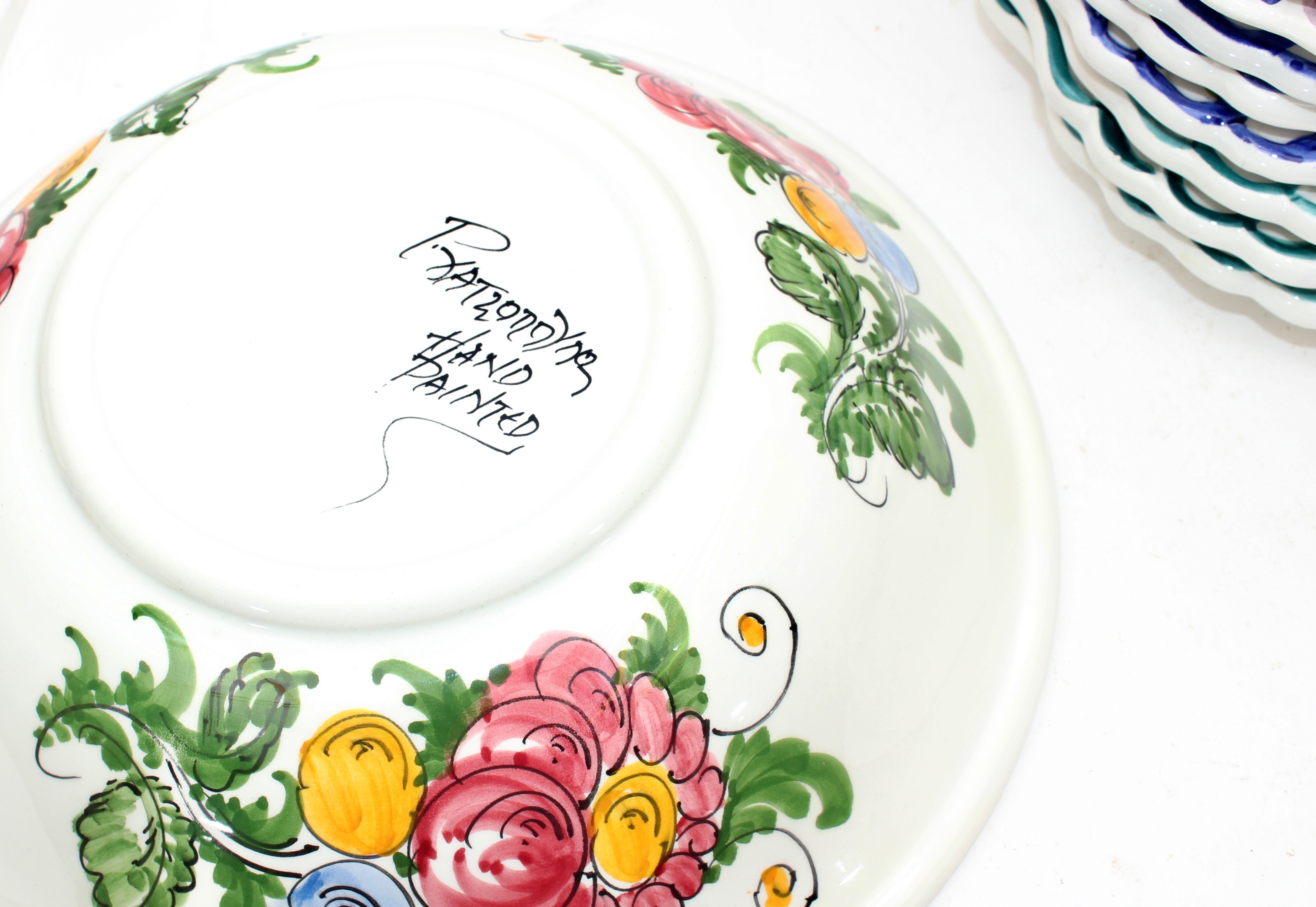 Hand-Painted Greek Ceramic Tableware