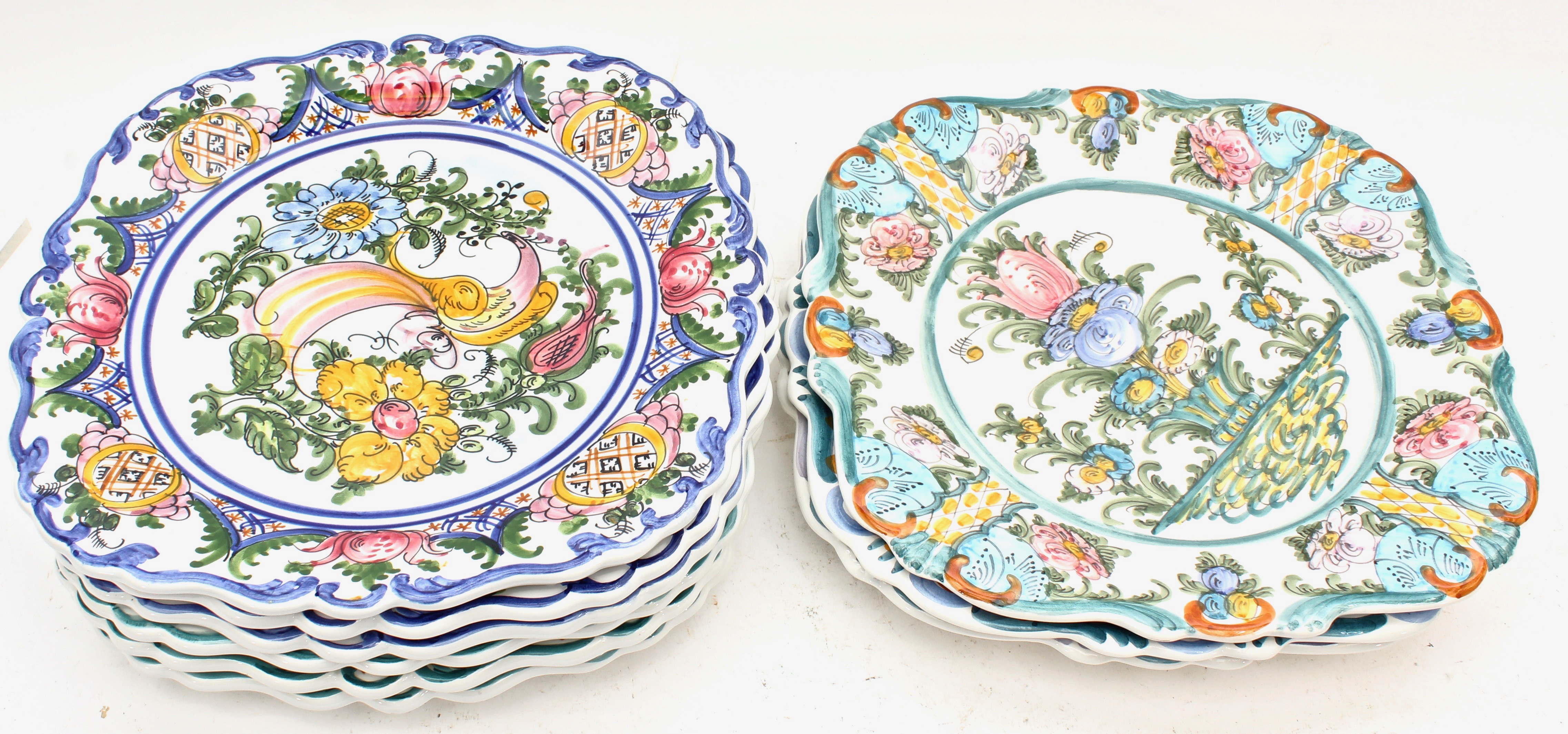 Hand-Painted Greek Ceramic Tableware