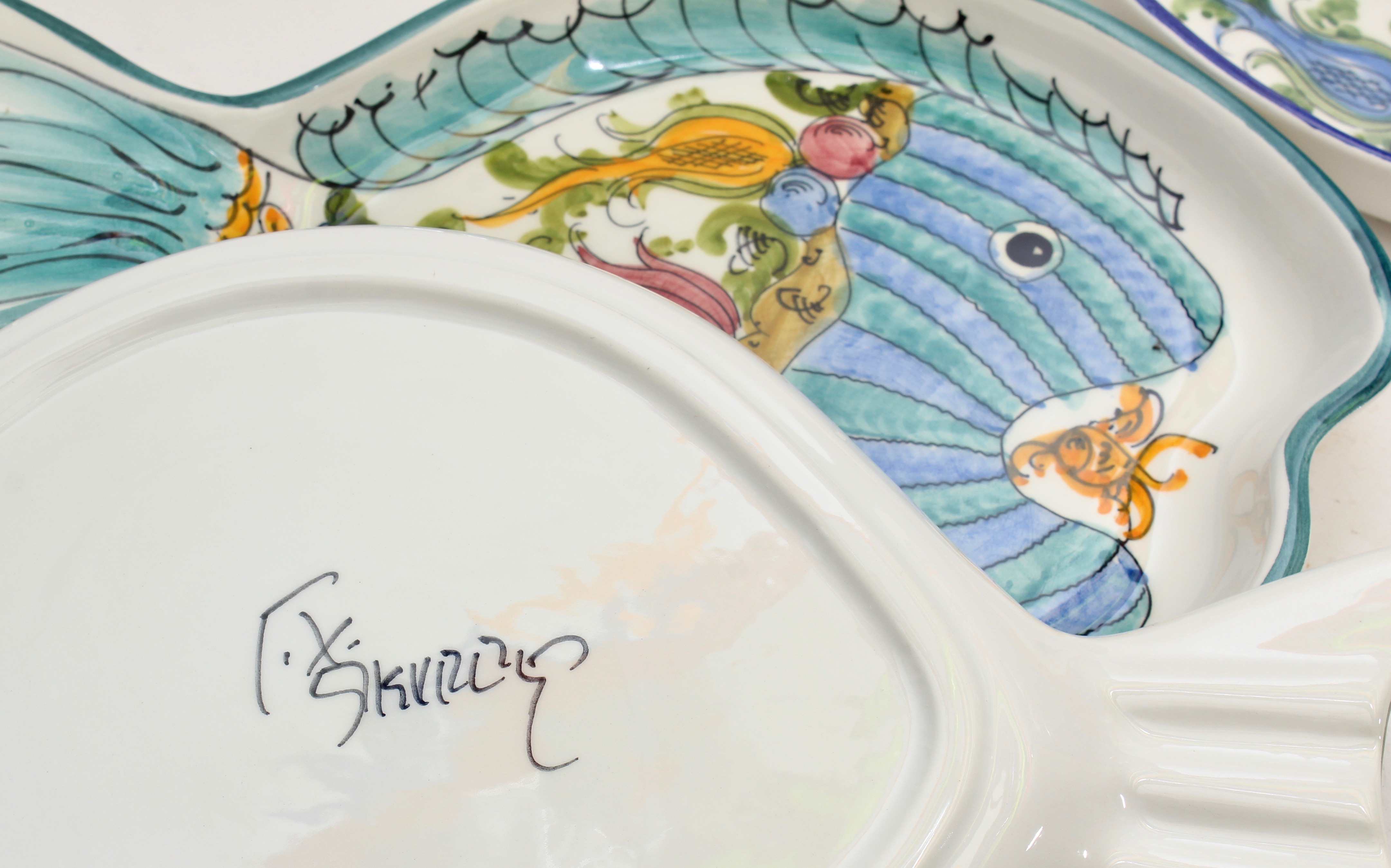 Hand-Painted Greek Ceramic Tableware