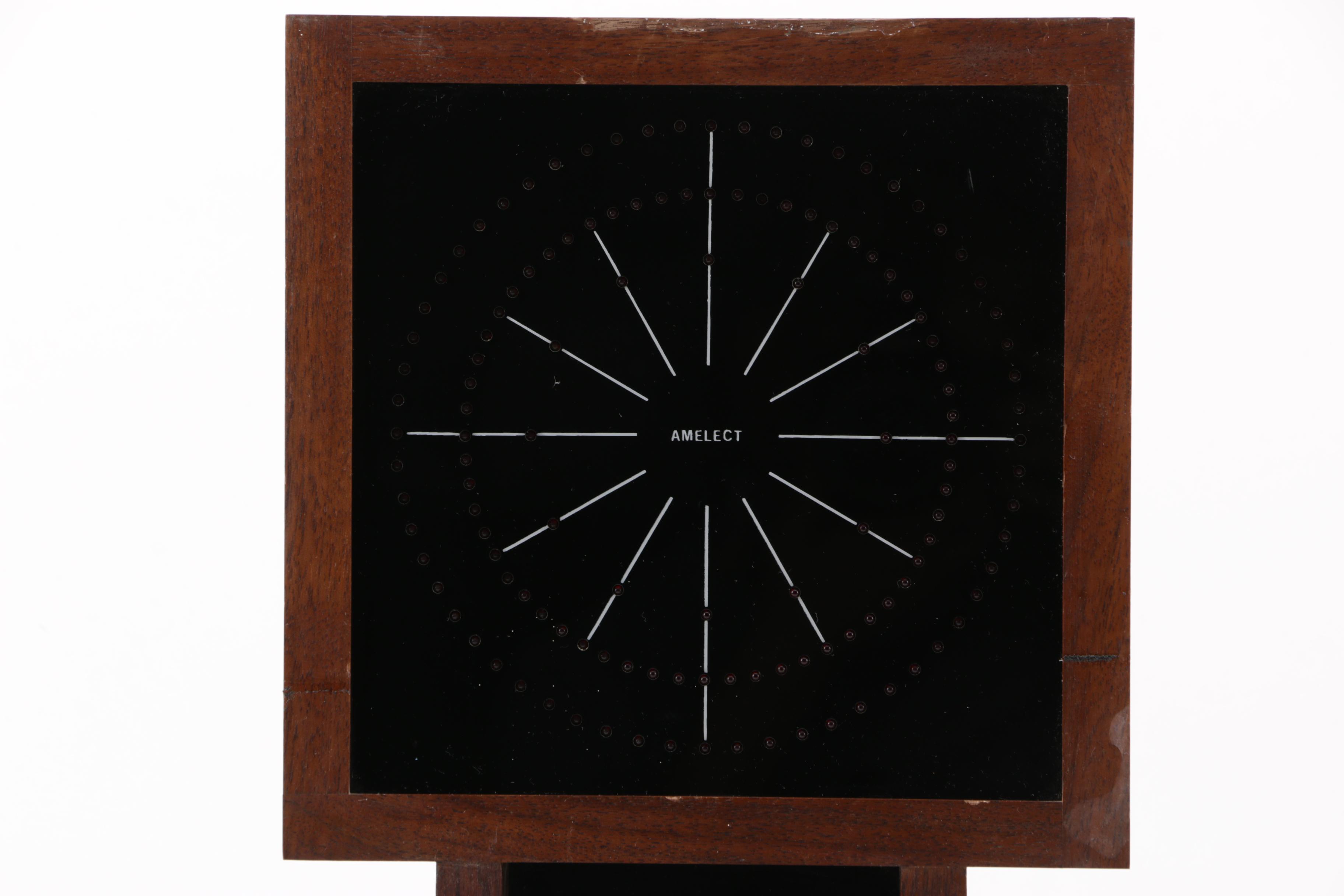 Amelect "Electronic Eye" Wall Clock, Mid Century