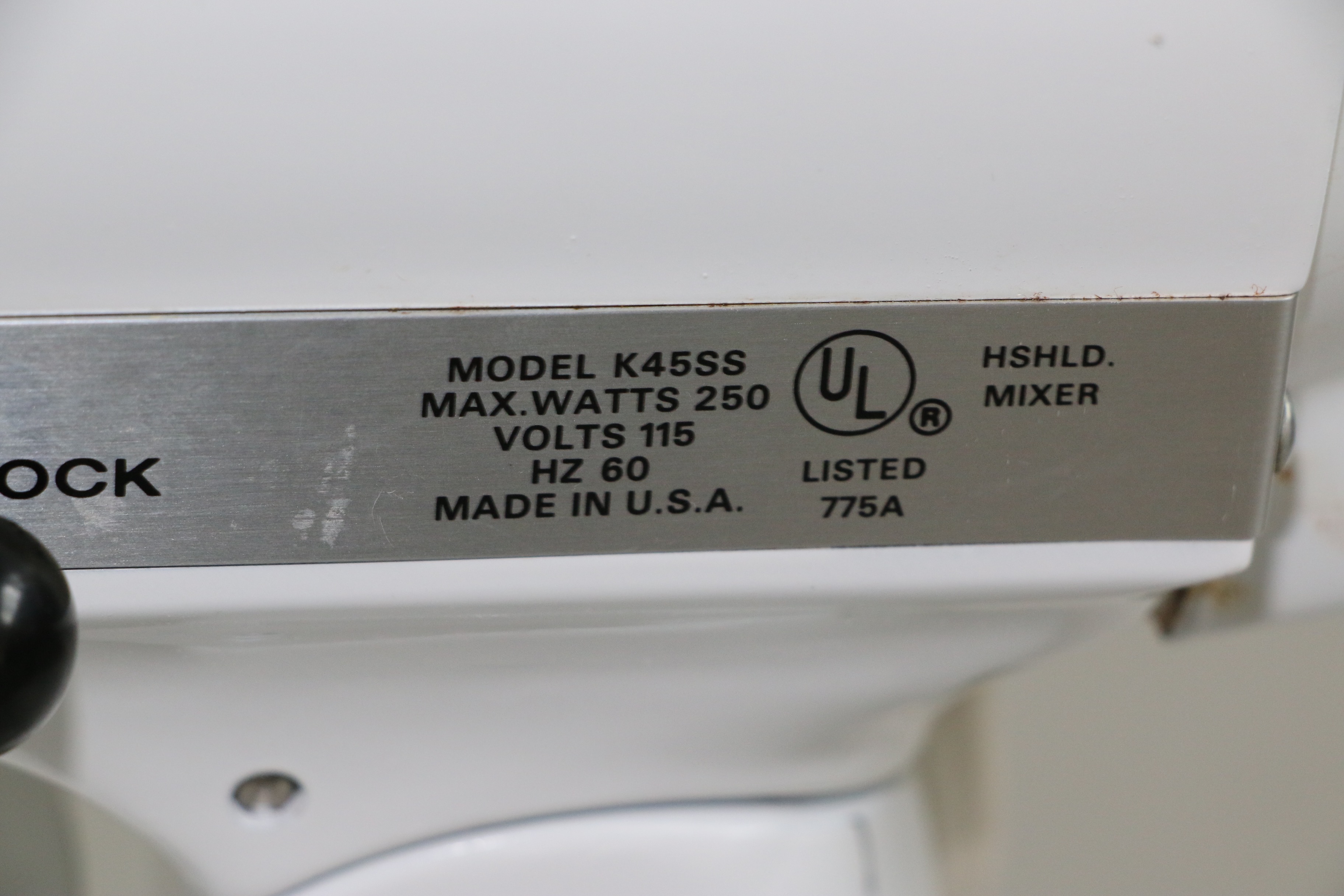 Hobart KitchenAid Stand Mixer, Model K45SS