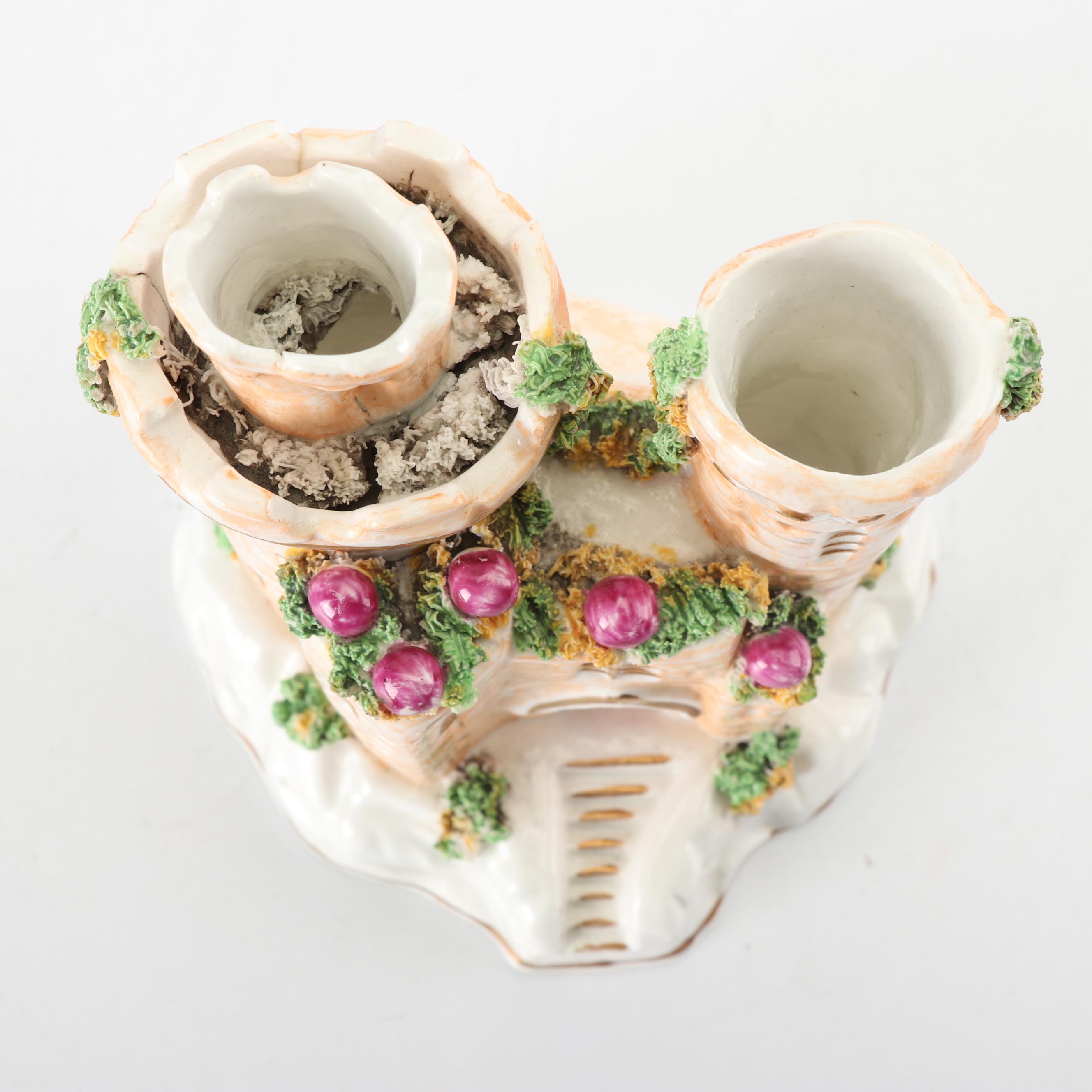 Staffordshire Figurine of Warwick Castle, 19th Century