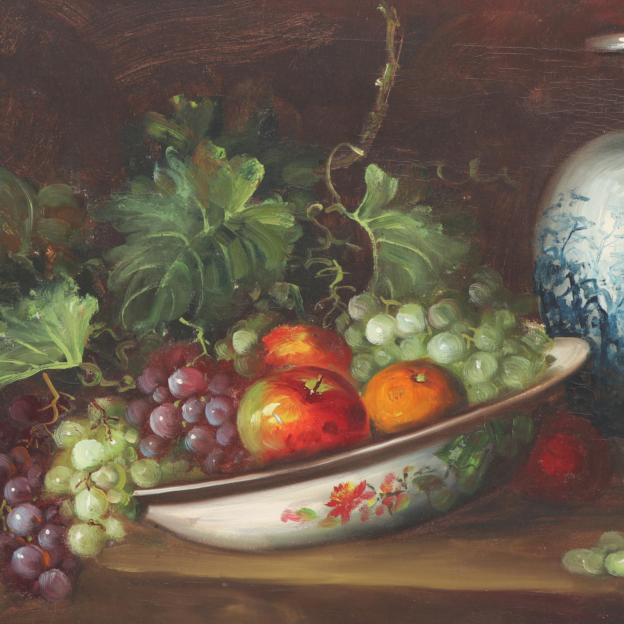 Frank Lean Still Life Oil Painting