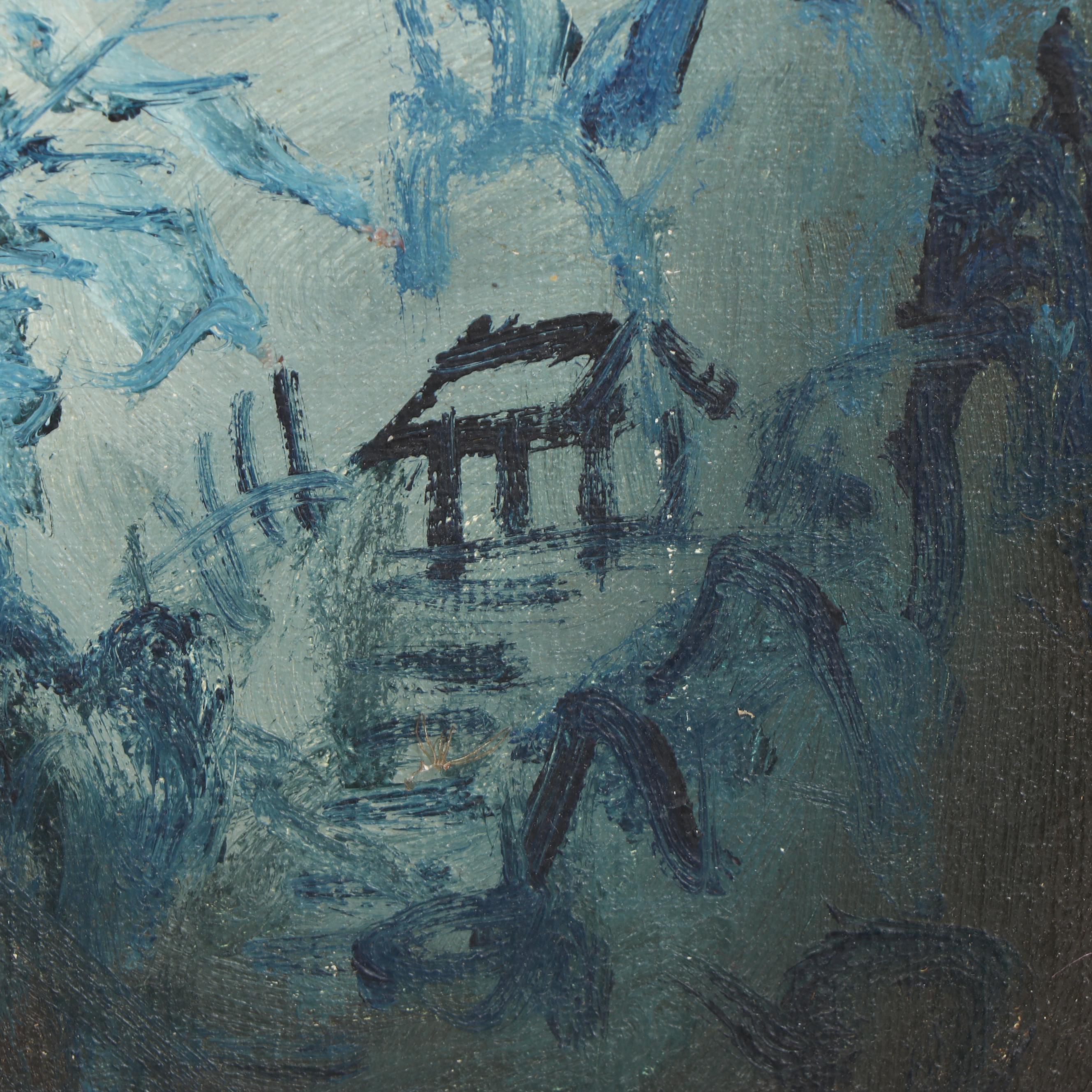 Frank Lean Still Life Oil Painting