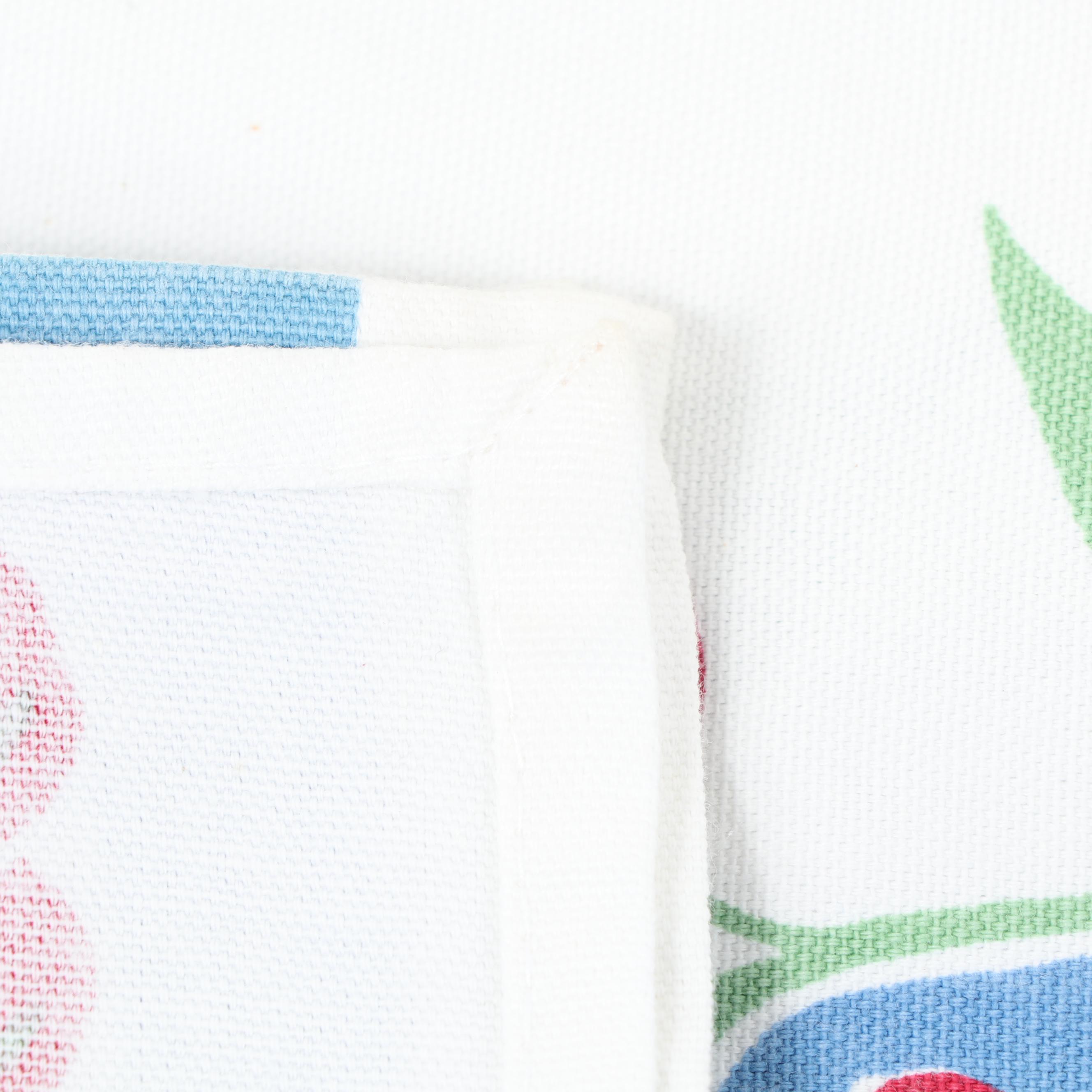 Crate & Barrel Vintage Print Cotton Napkins and Tablecloths