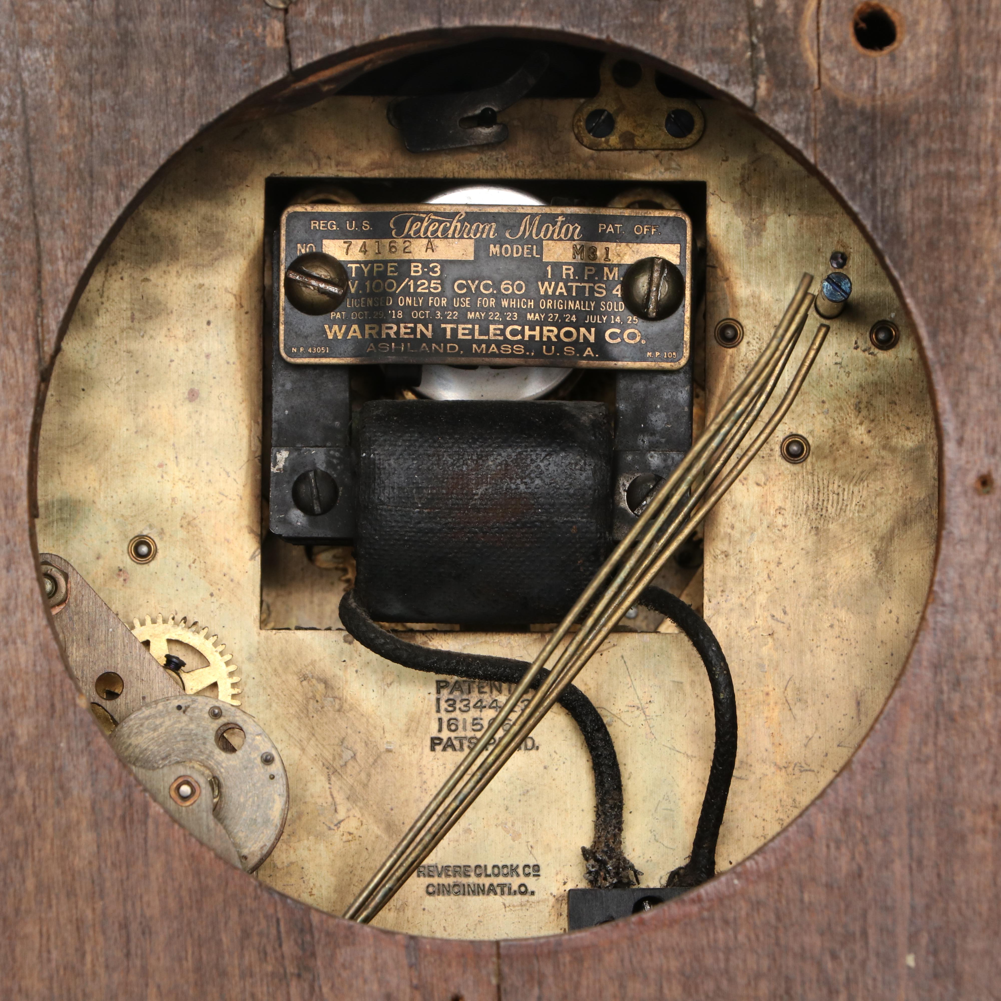 General Electric "Telechron" Banjo Wall Clock