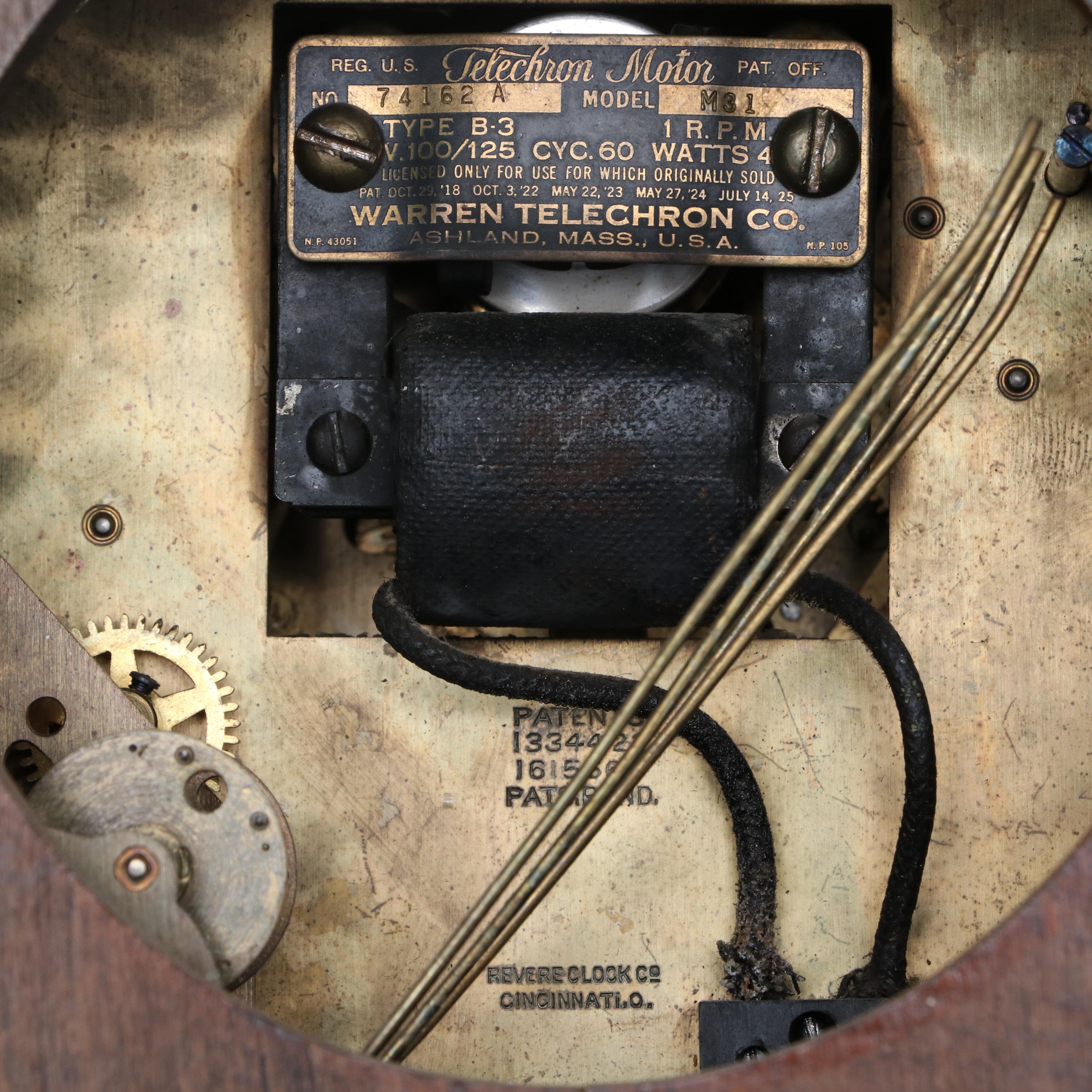 General Electric "Telechron" Banjo Wall Clock