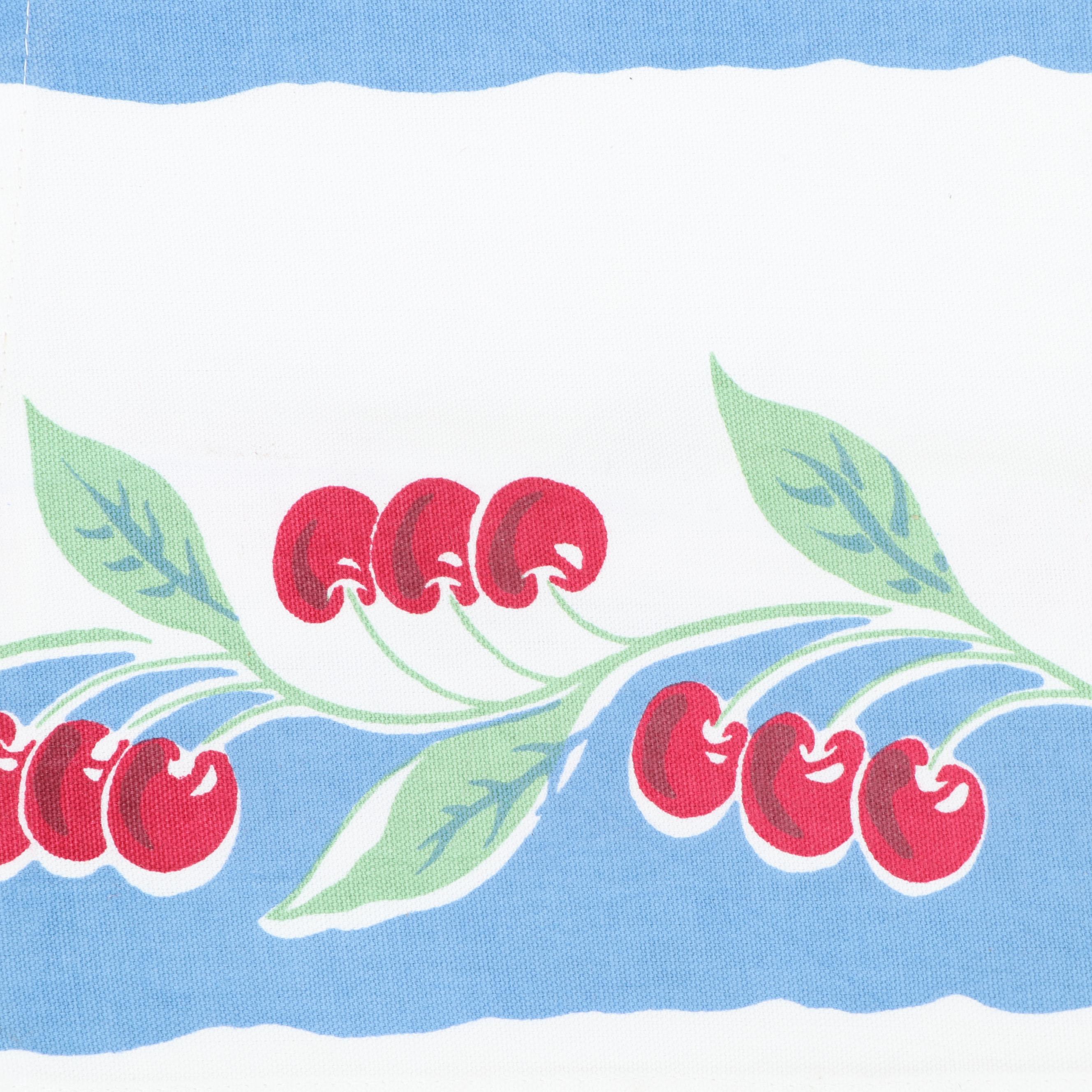 Crate & Barrel Vintage Print Cotton Napkins and Tablecloths