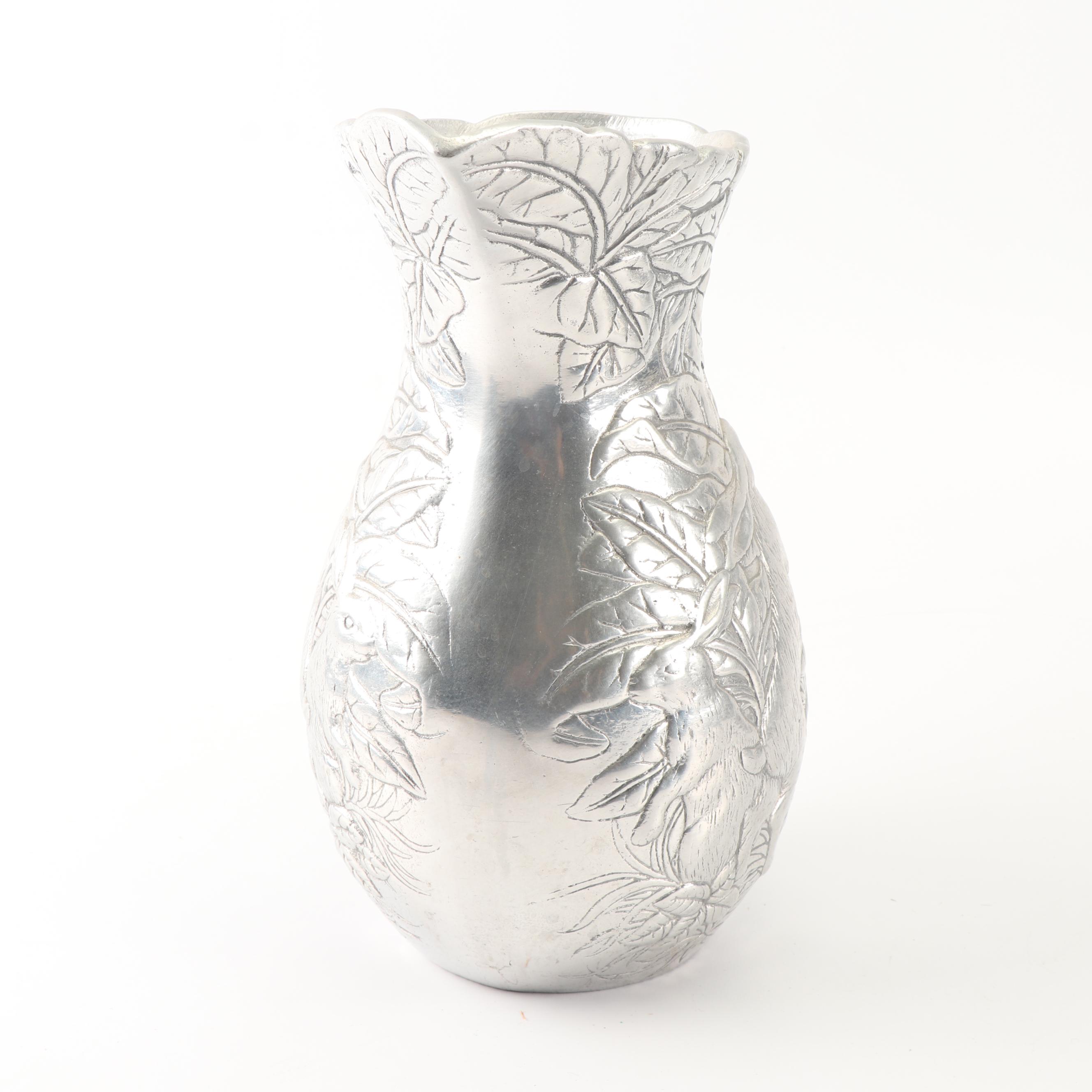 Arthur Court "Bunnies" Aluminum Hollowware Serveware