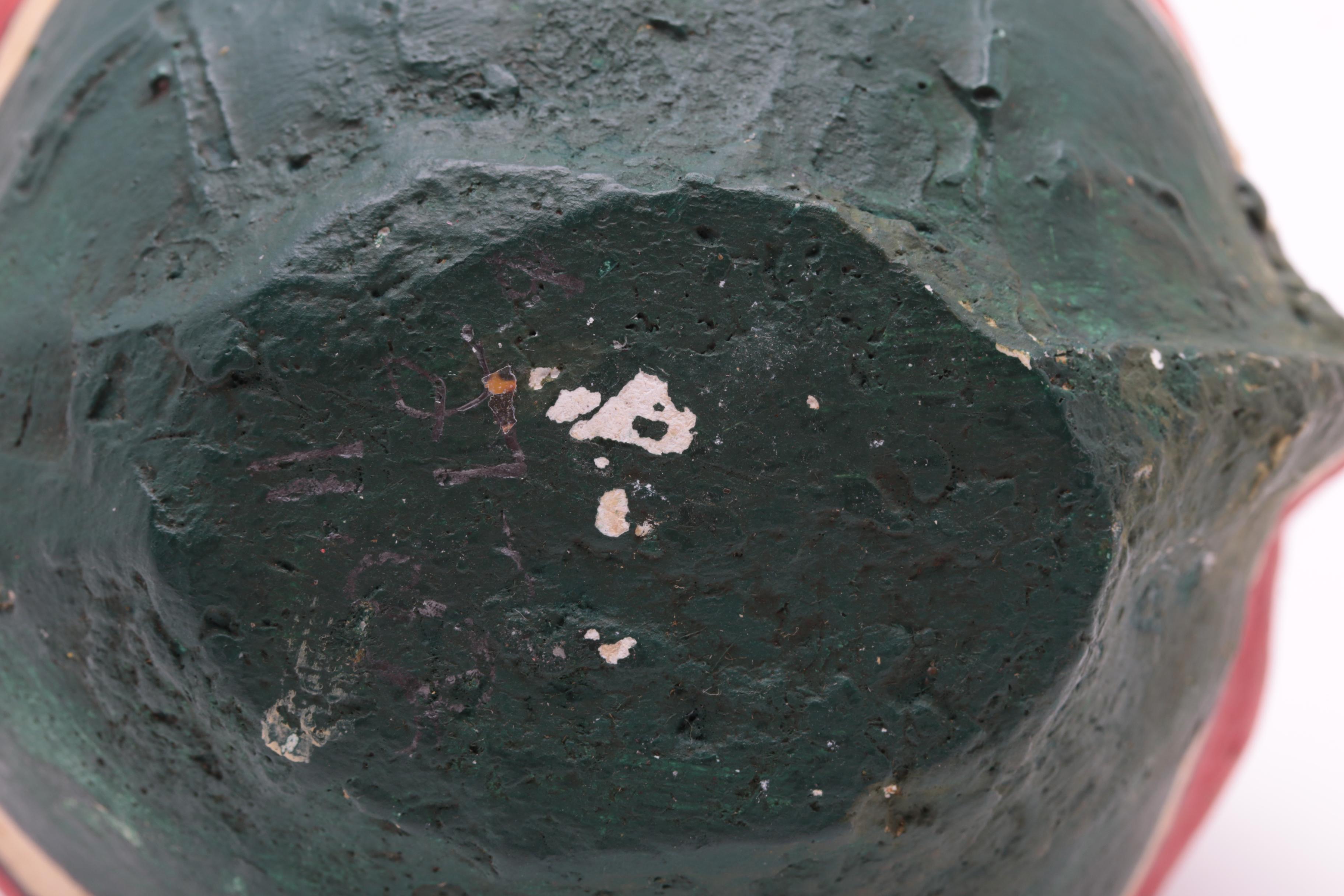 Vintage Roly Poly Papier-Mâché Santa in the Style of Shoenhut