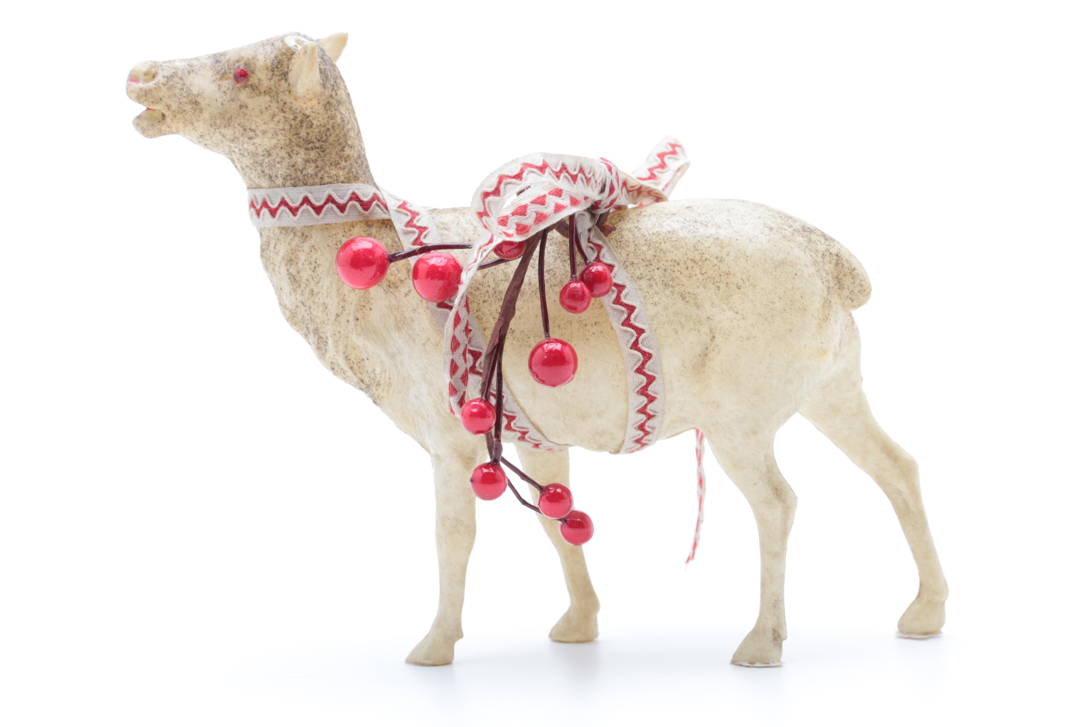 Vintage Cardboard Sleigh Candy Container