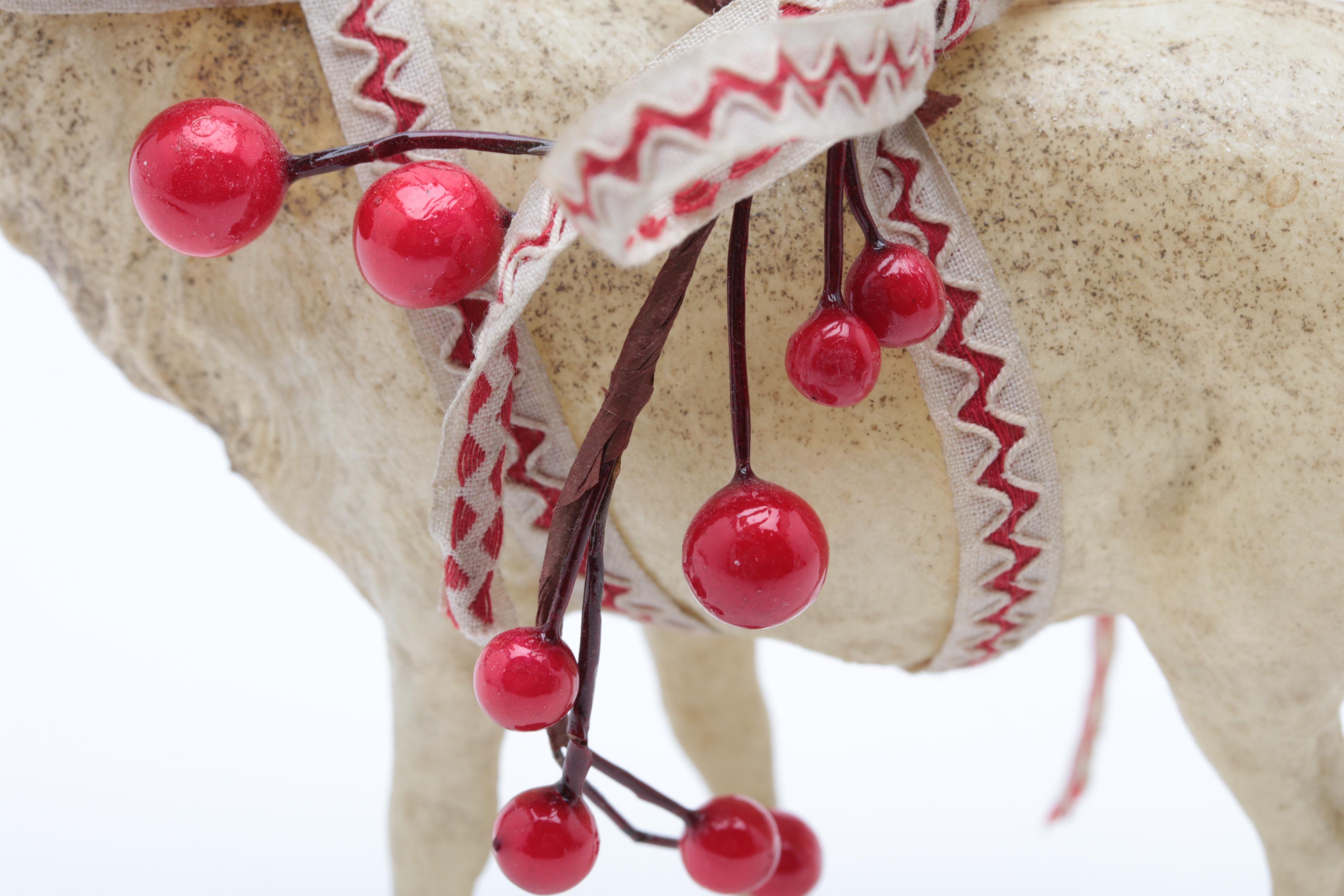 Vintage Cardboard Sleigh Candy Container