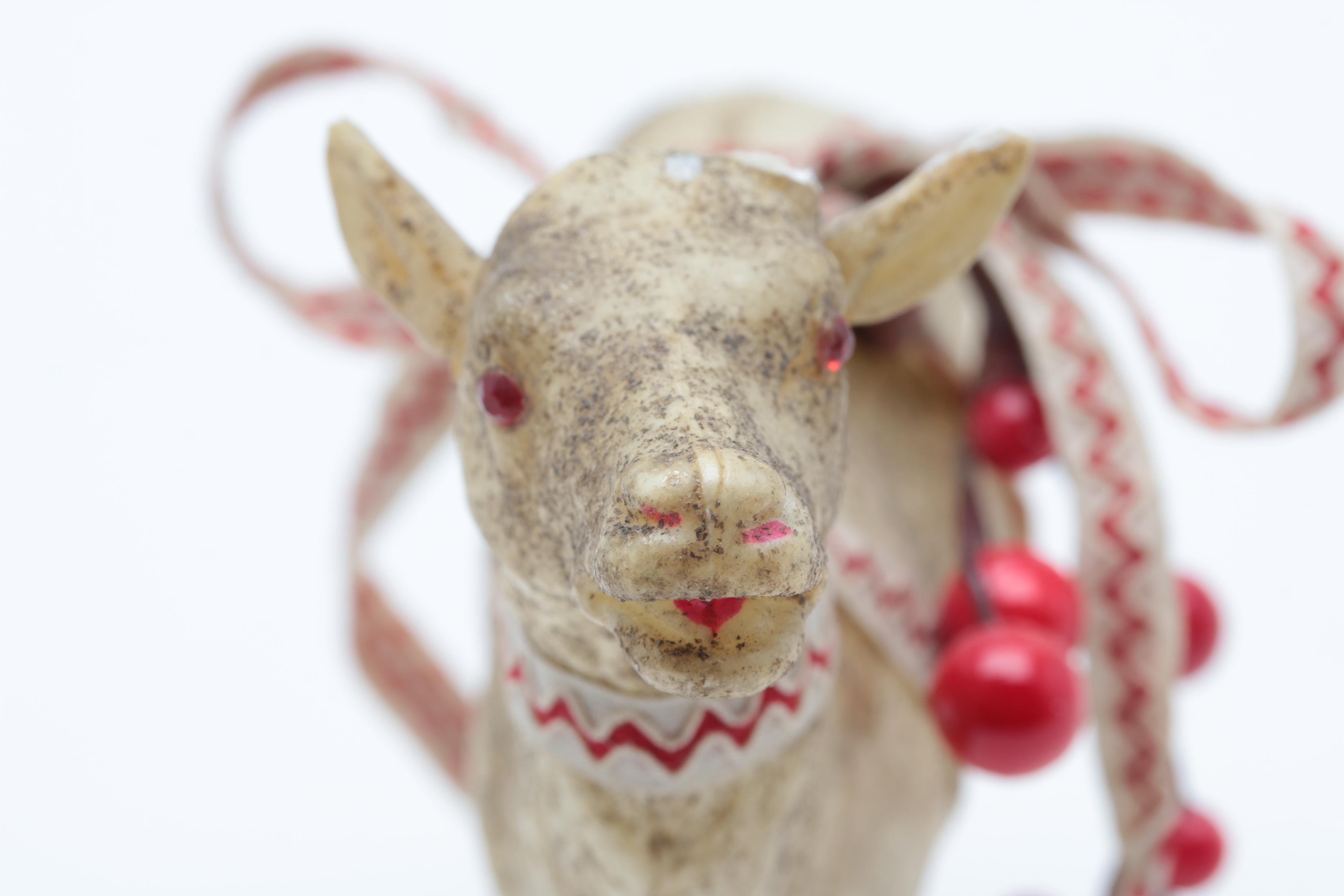 Vintage Cardboard Sleigh Candy Container