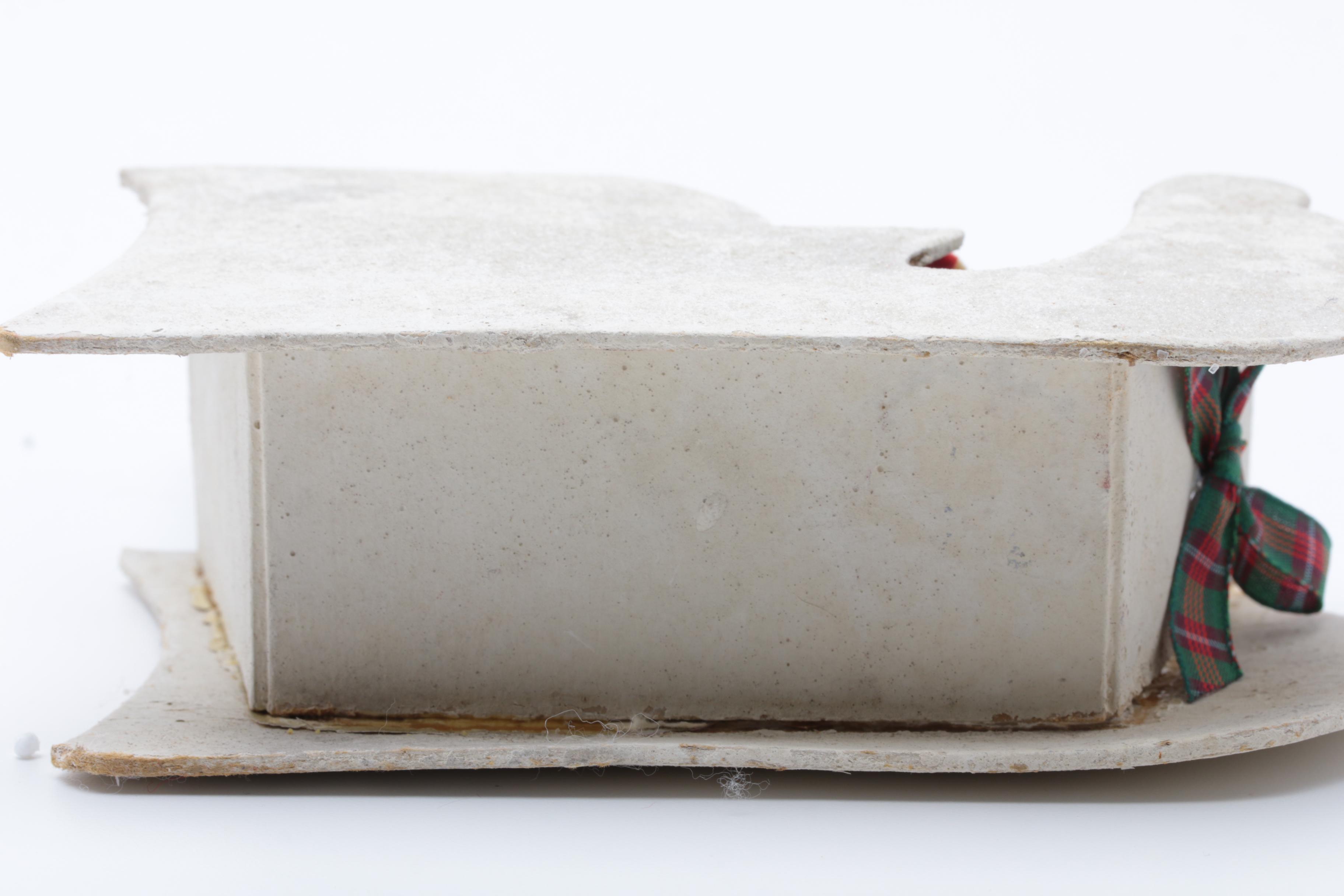 Vintage Cardboard Sleigh Candy Container