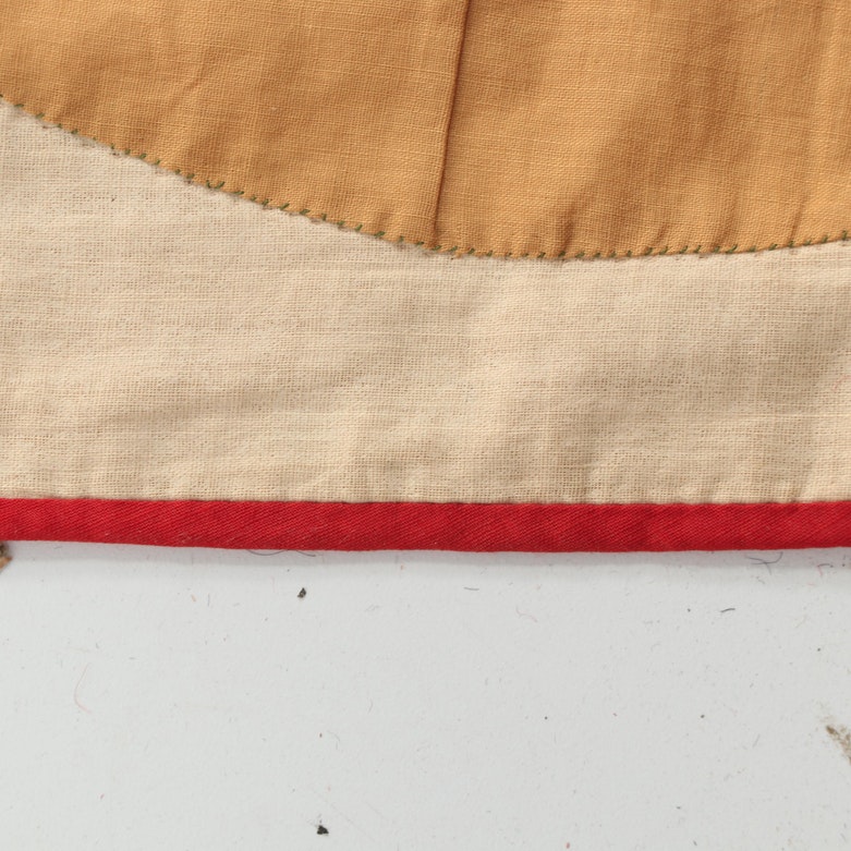 Handmade "Apple Blossom" Applique Quilt