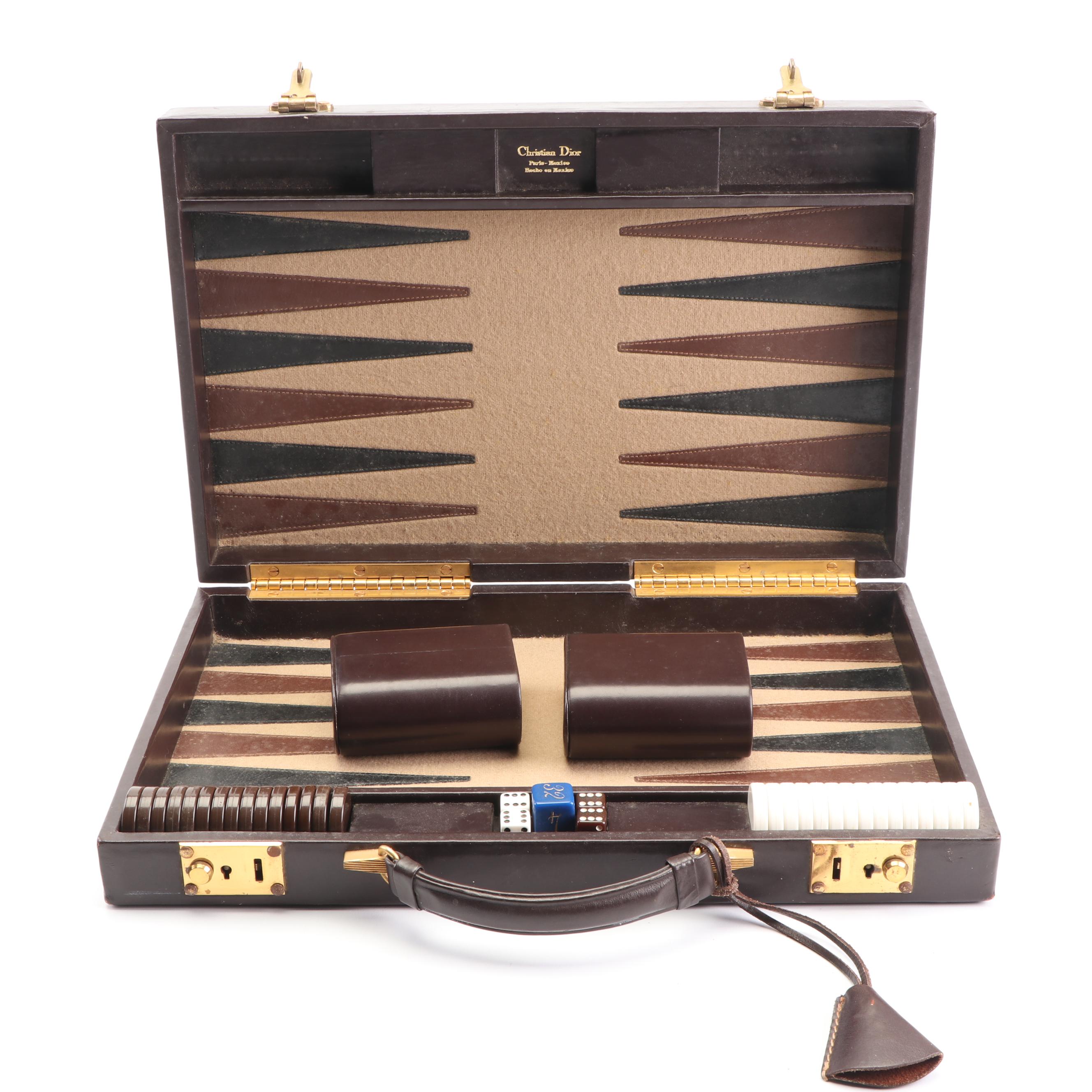 Christian Dior Backgammon Set