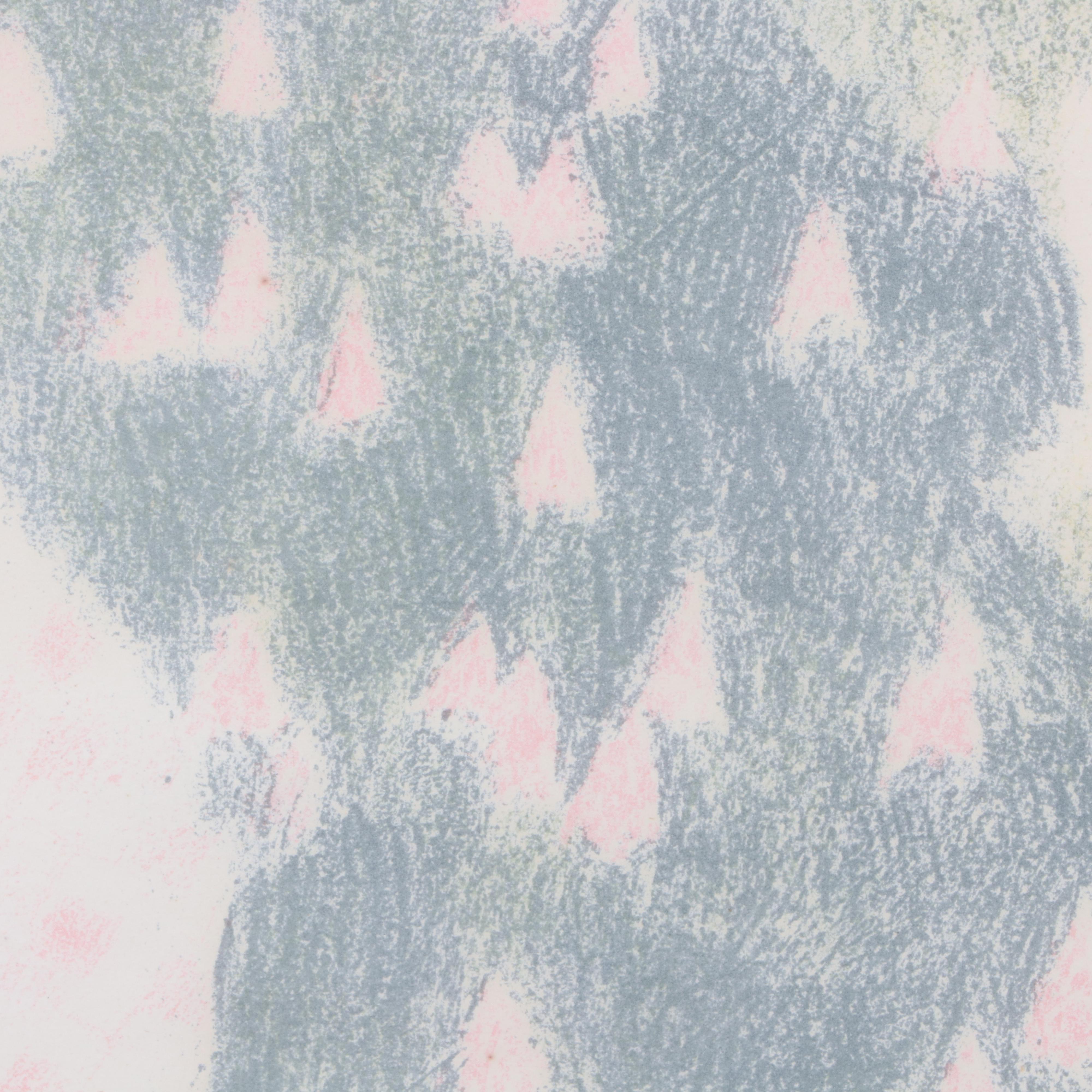 Maurice Denis 1898 "Lithograph Les Crépuscules ont une douceur d'ancienne..."