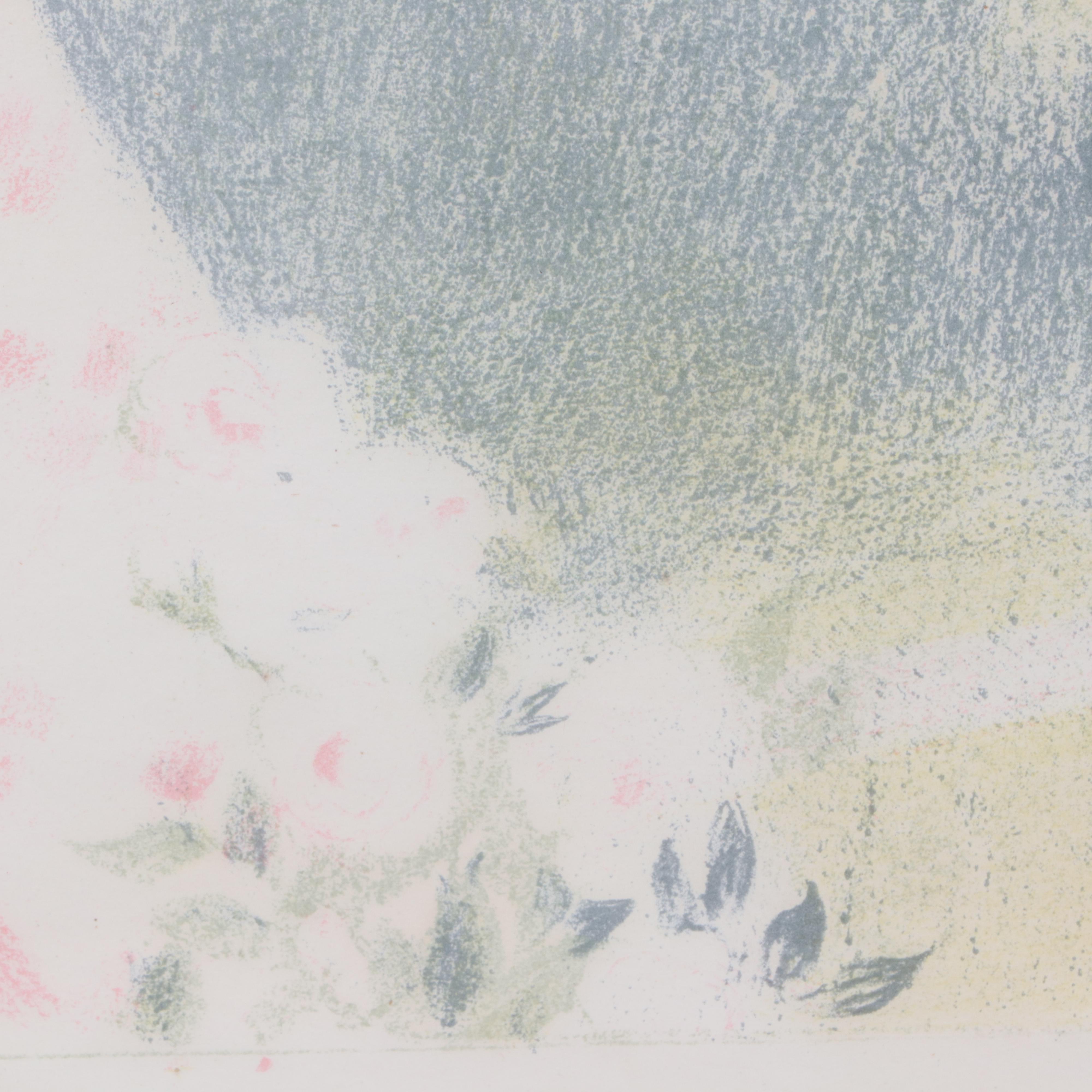 Maurice Denis 1898 "Lithograph Les Crépuscules ont une douceur d'ancienne..."