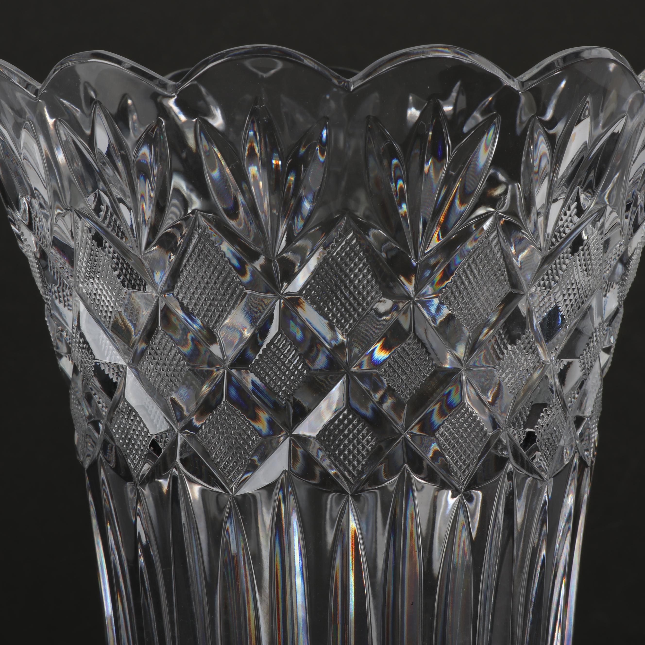 Waterford Crystal "Romance of Ireland Collection: Irish Lace" Vase