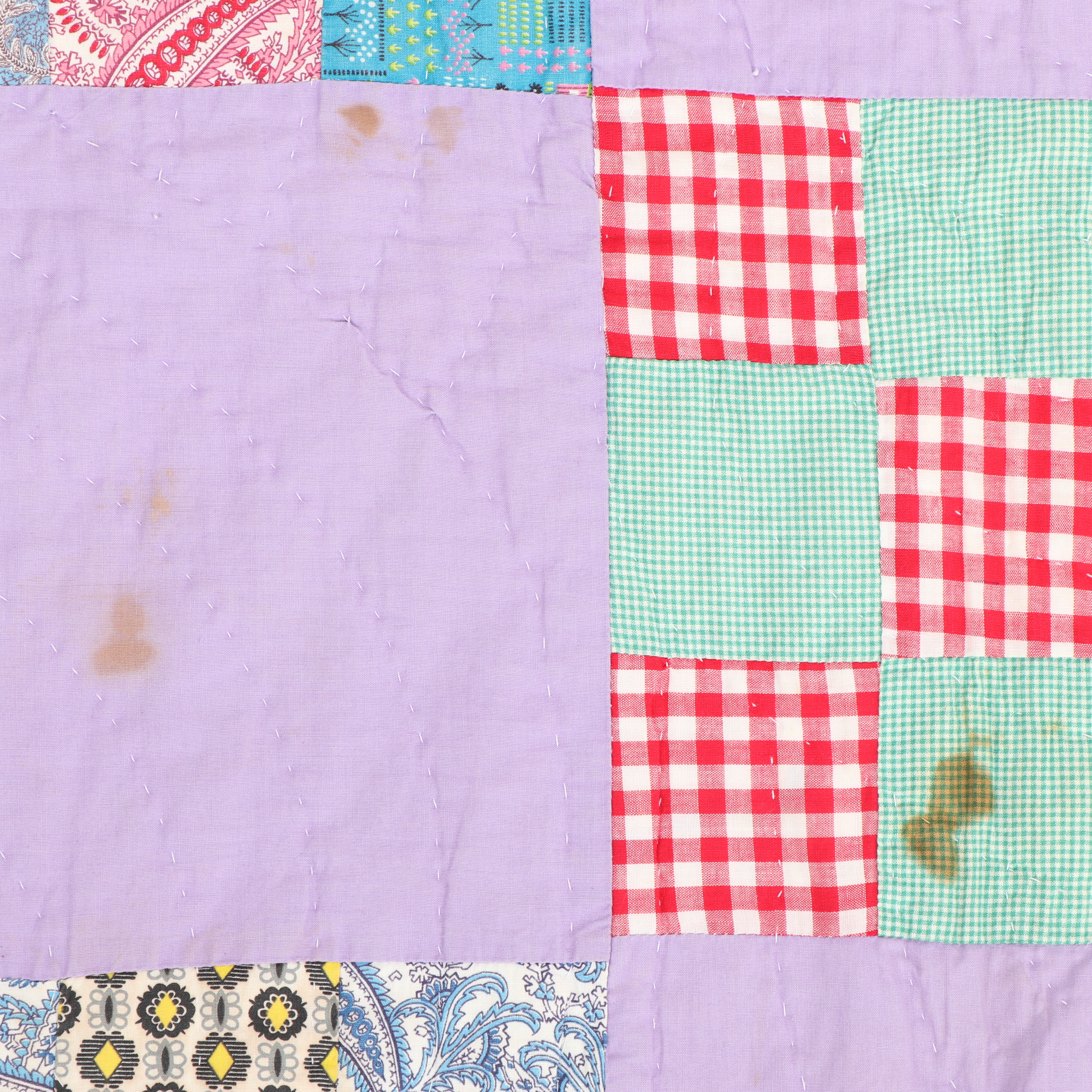 Handmade "Nine-Patch" Quilt