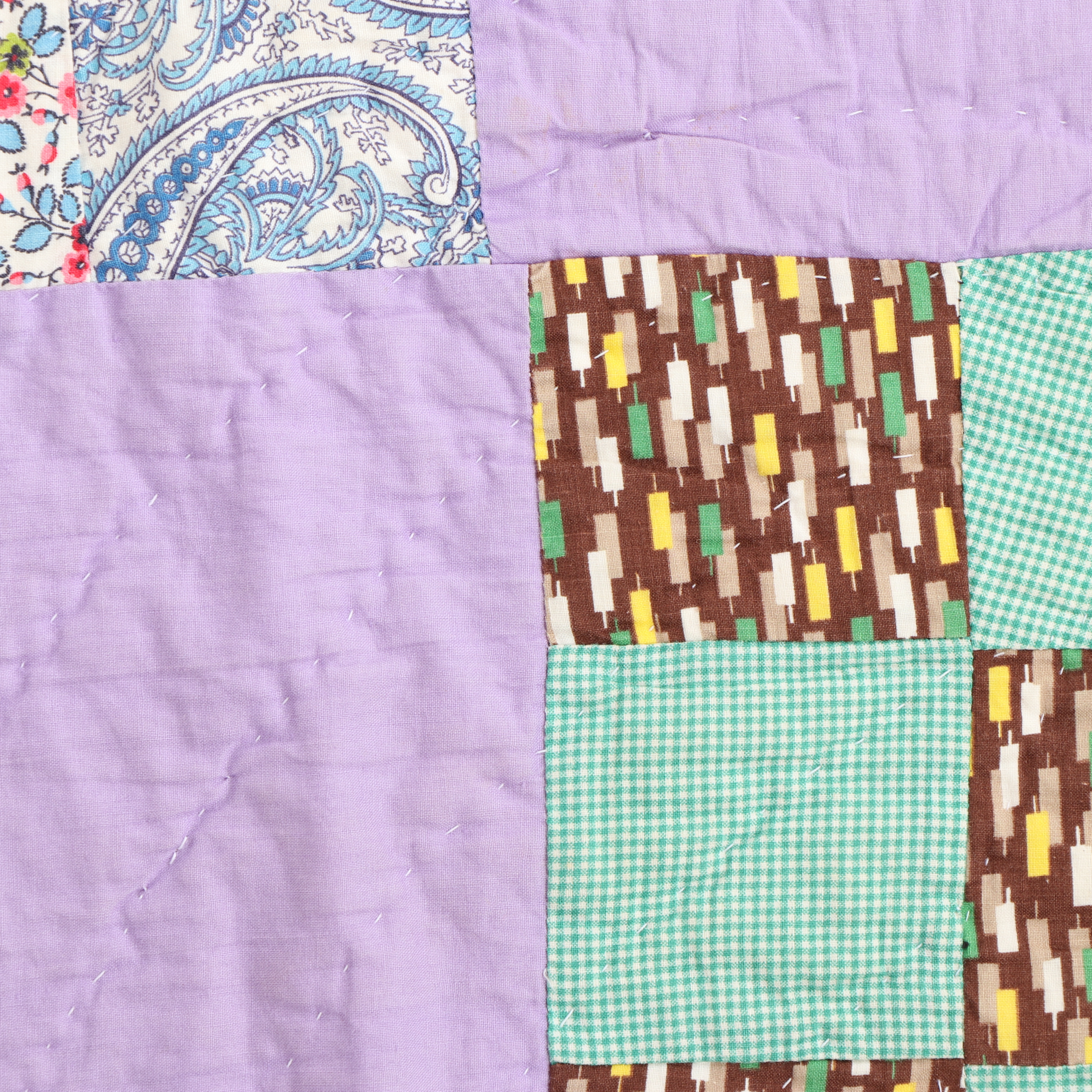 Handmade "Nine-Patch" Quilt