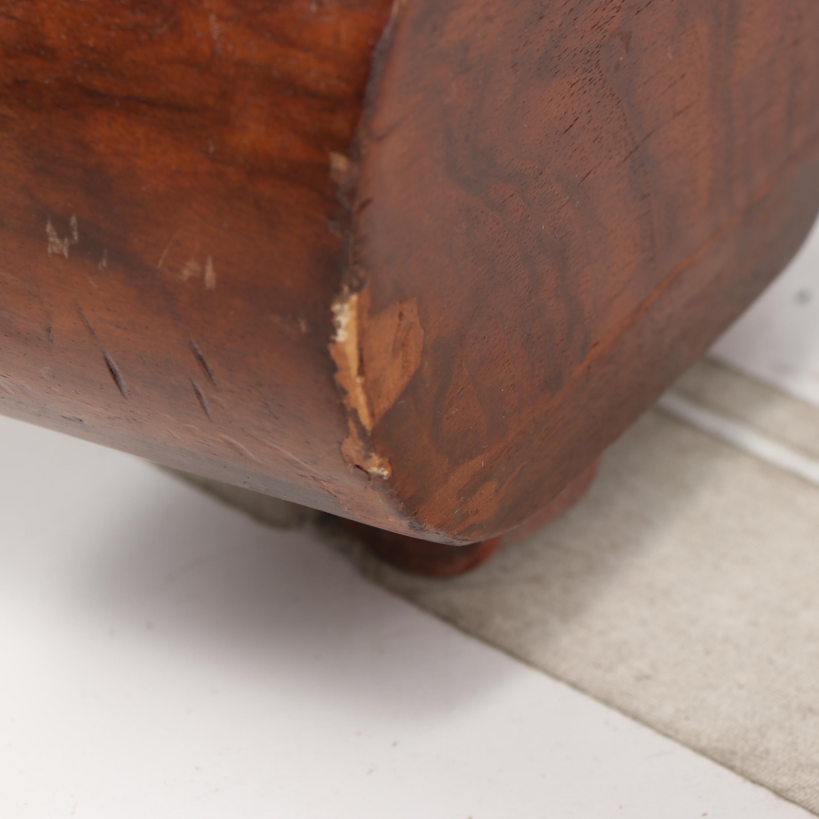 Empire Style Mahogany Dining Table on Casters, 20th Century
