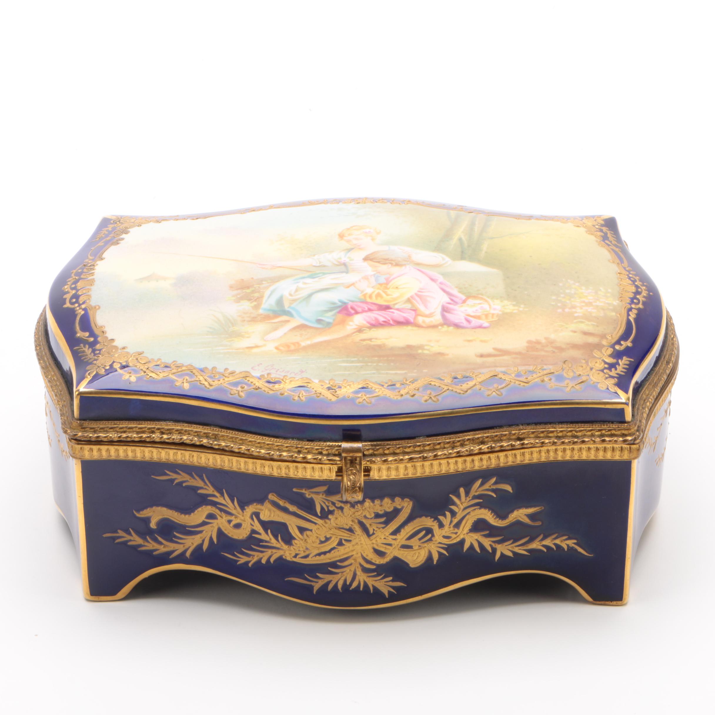 Sèvres Style Chateau des Tuileries Dresser Box