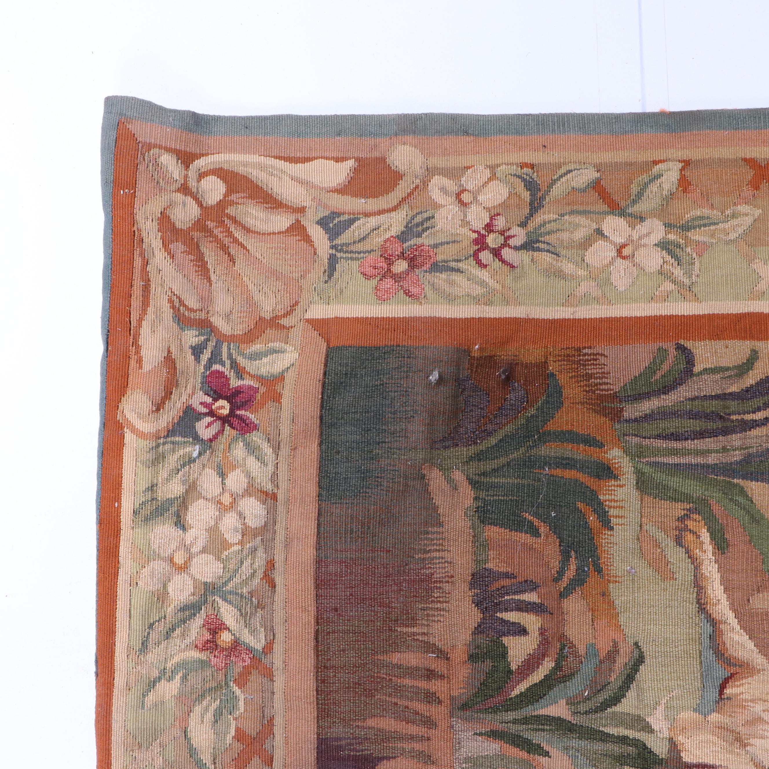 Belgian Style Courtesan Scene Tapestry