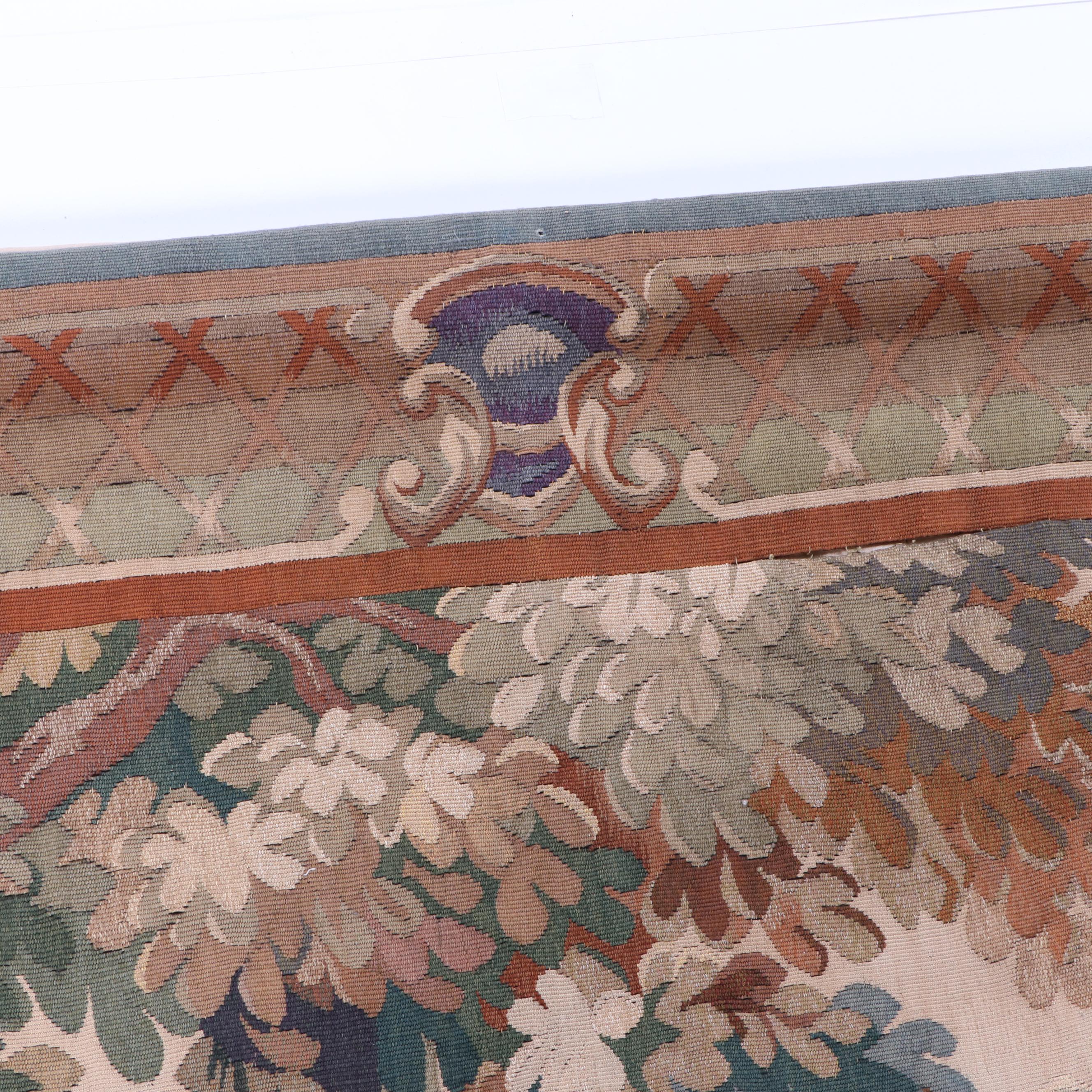 Belgian Style Courtesan Scene Tapestry