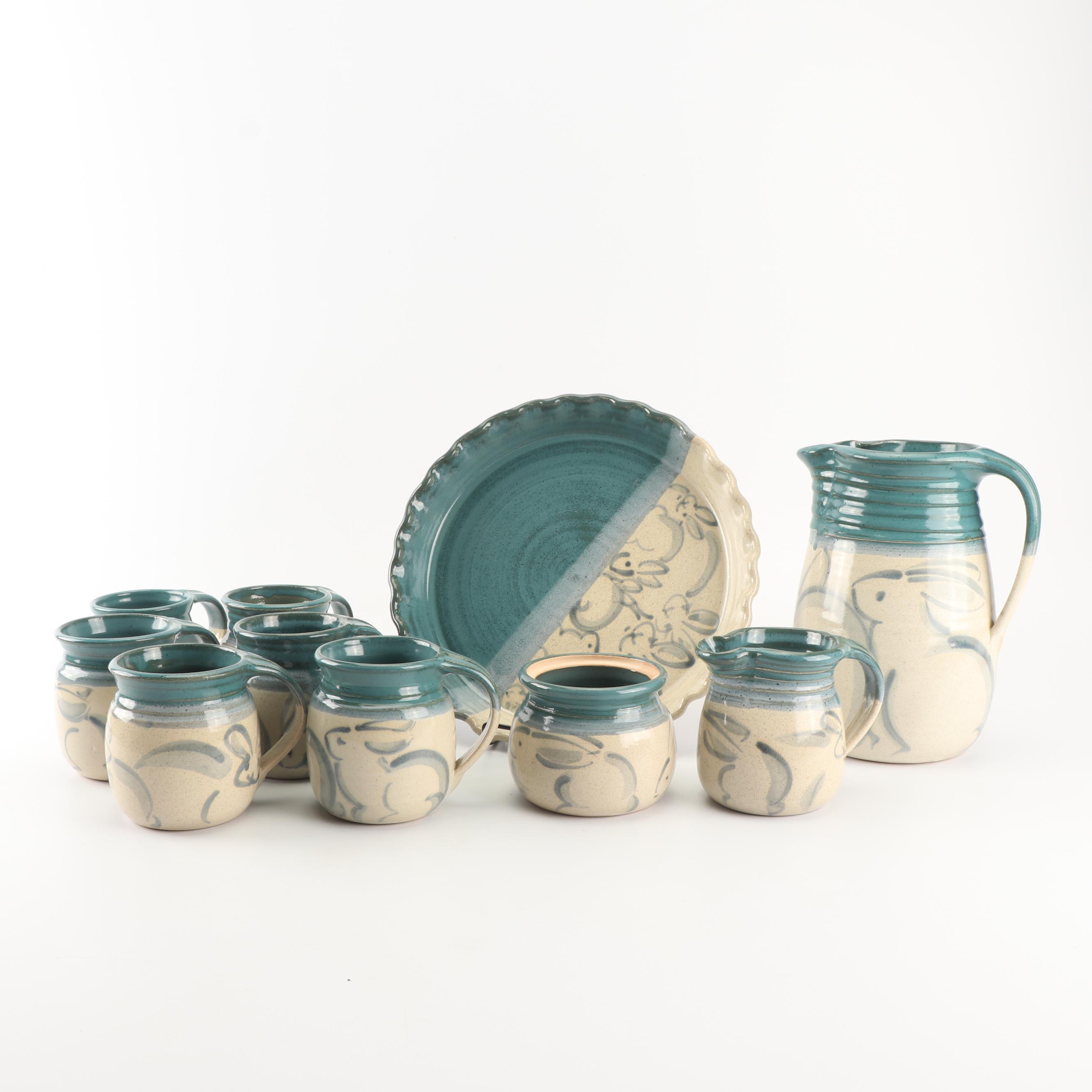 Ann Gleason Wheel Thrown Stoneware Serveware