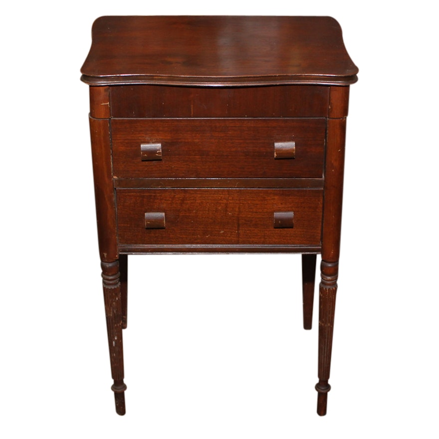 Mahogany "Perfect Sewing Cabinet" by Caswell-Runyan Co.