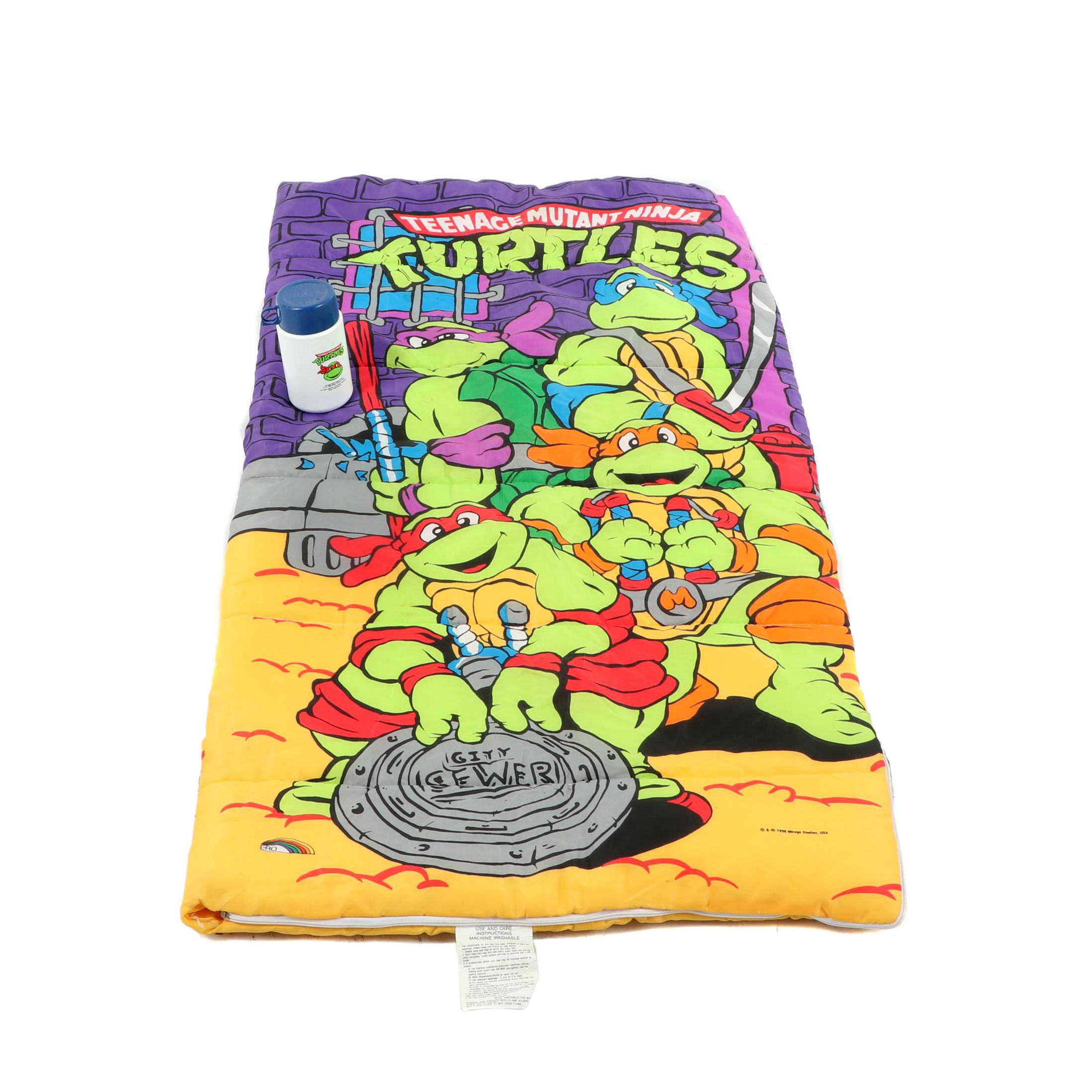 "Teenage Mutant Ninja Turtles" Children's Sleeping Bag and Thermos
