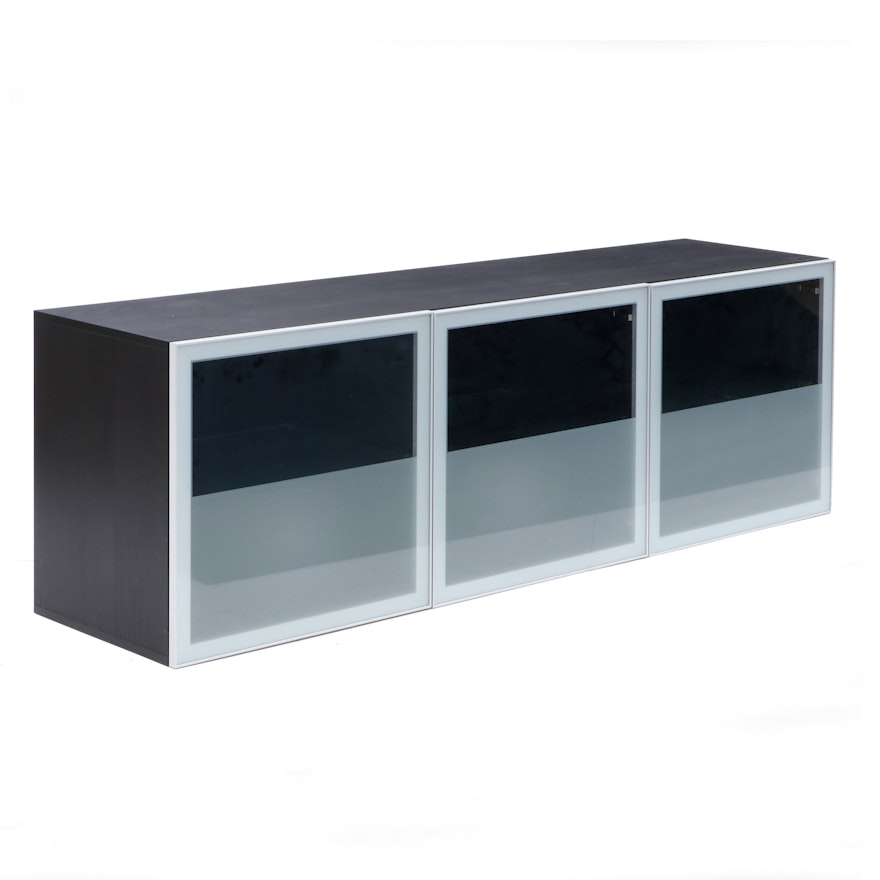 Glass Front "Alto" Office Media Credenza by Design Within Reach