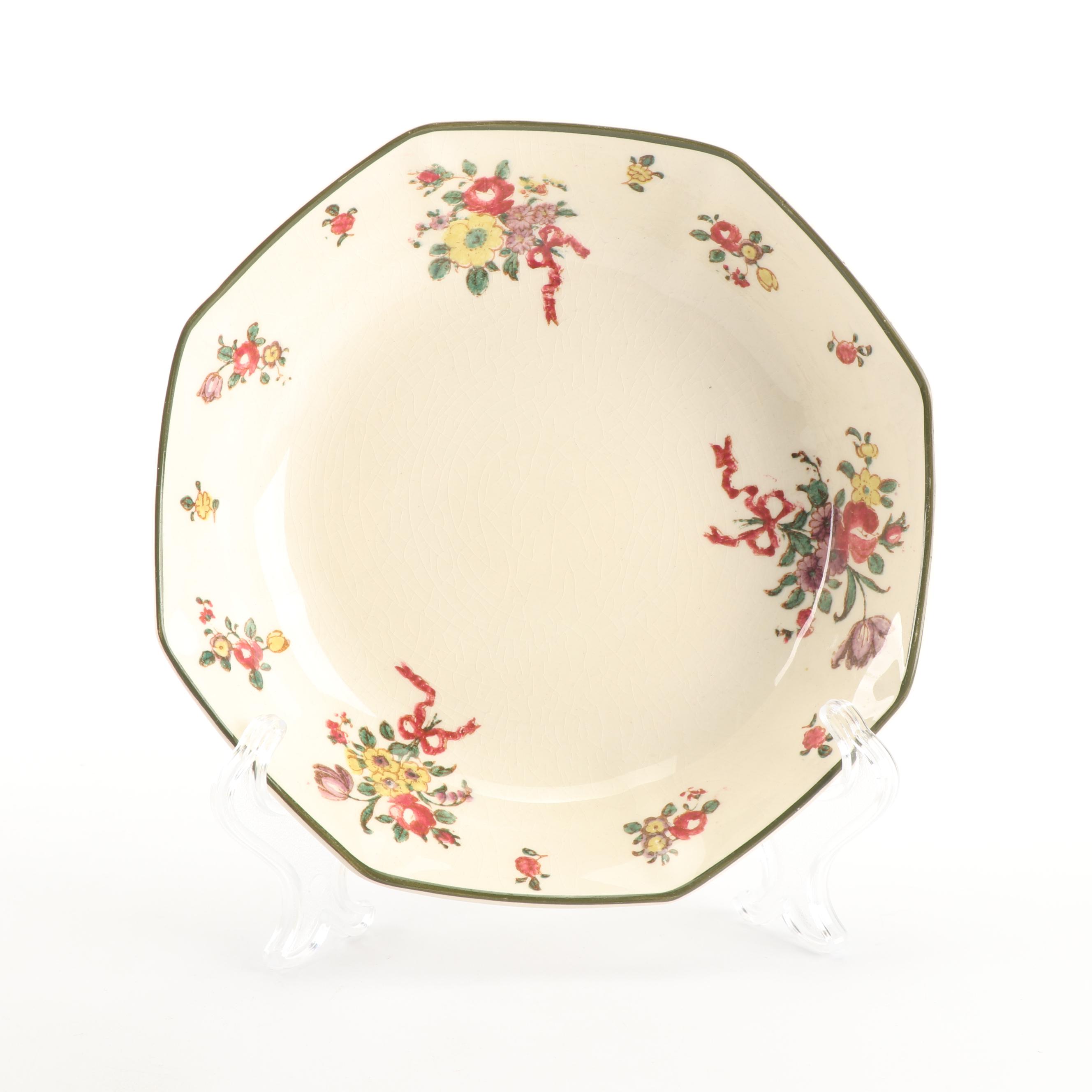 Royal Doulton "Old Leeds Sprays" Earthenware Tableware, Circa 1912